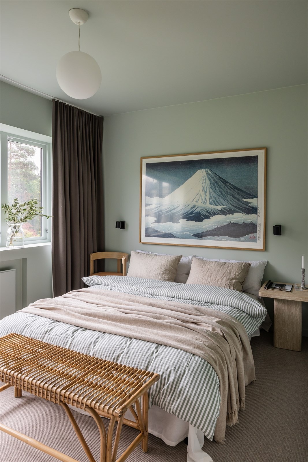 Det er lagt delikate gulvtepper på alle soverom. Galleribilde