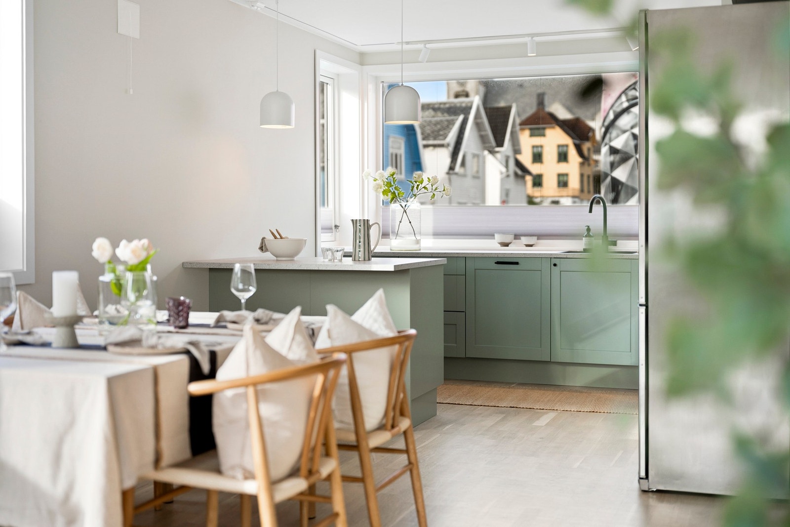 En lys og luftig leilighet med sentral beliggenhet i Stavanger Øst. Galleribilde