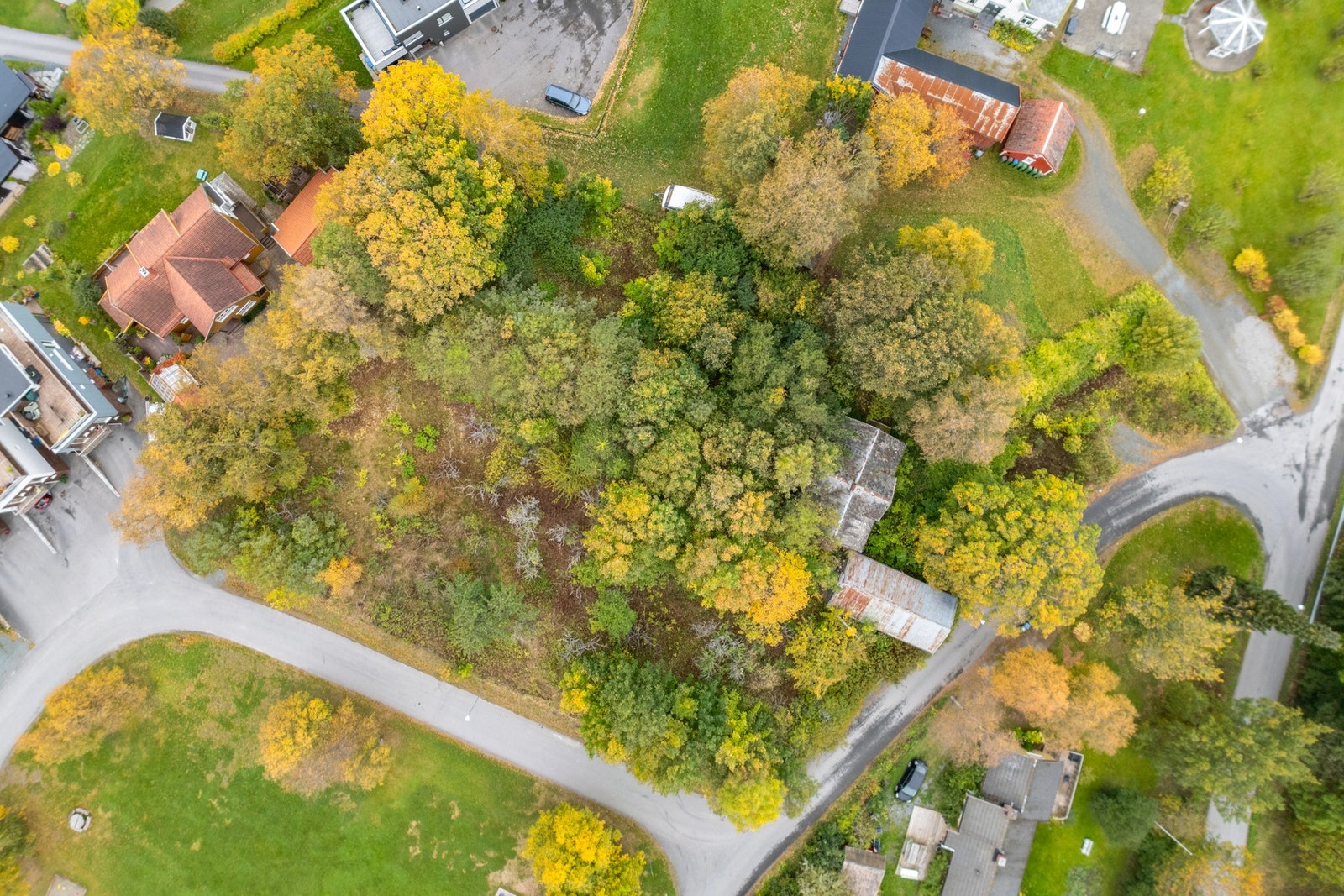 Oversikt. Husene må man påregne å rive. Galleribilde