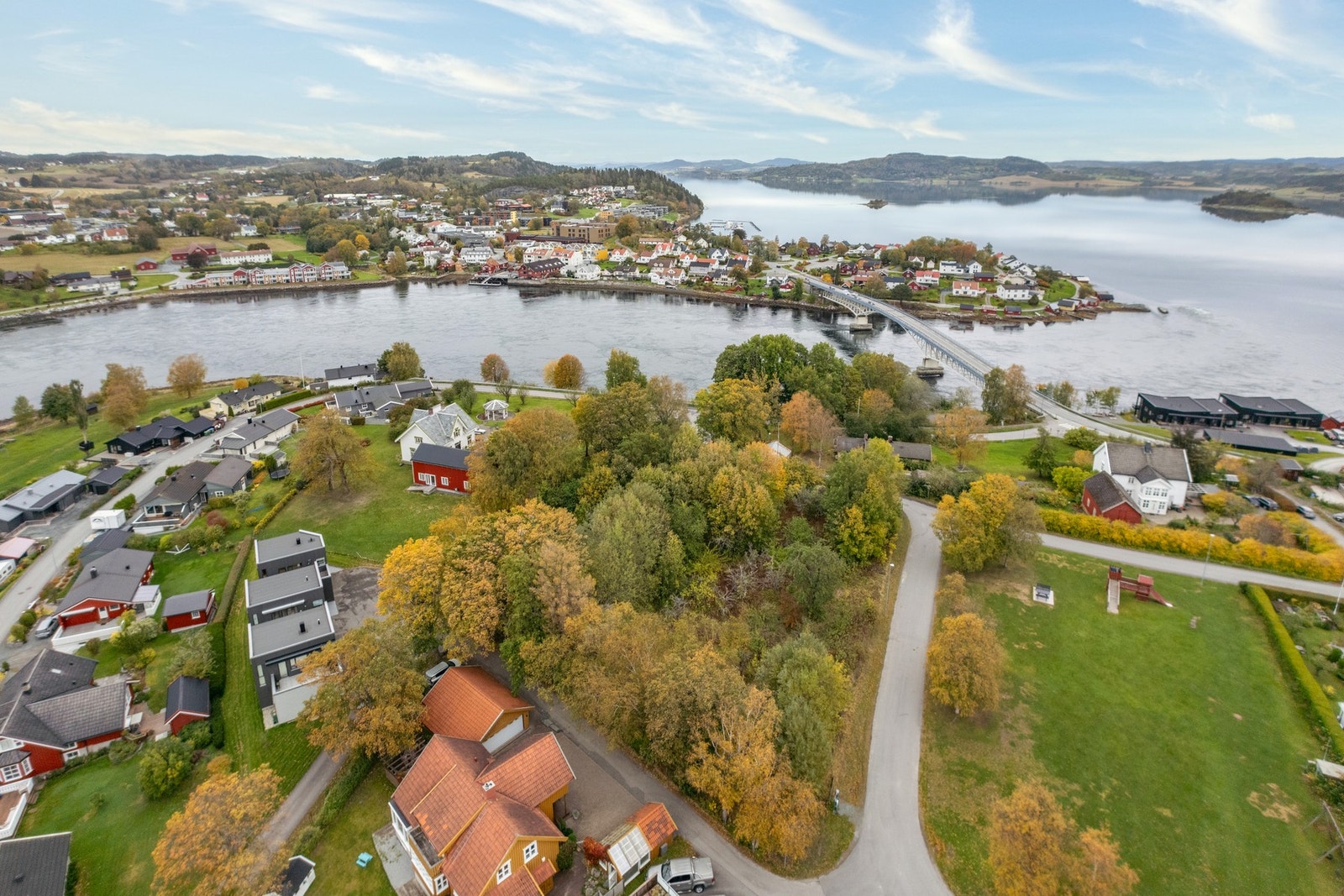 Her kan man få utsikt over Børgin også. Galleribilde