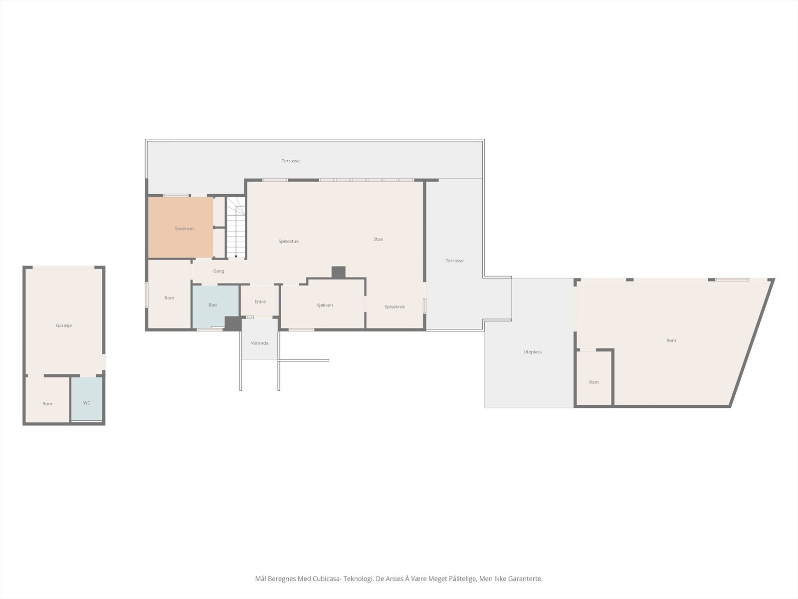 Planoversikt 1. etasje Galleribilde