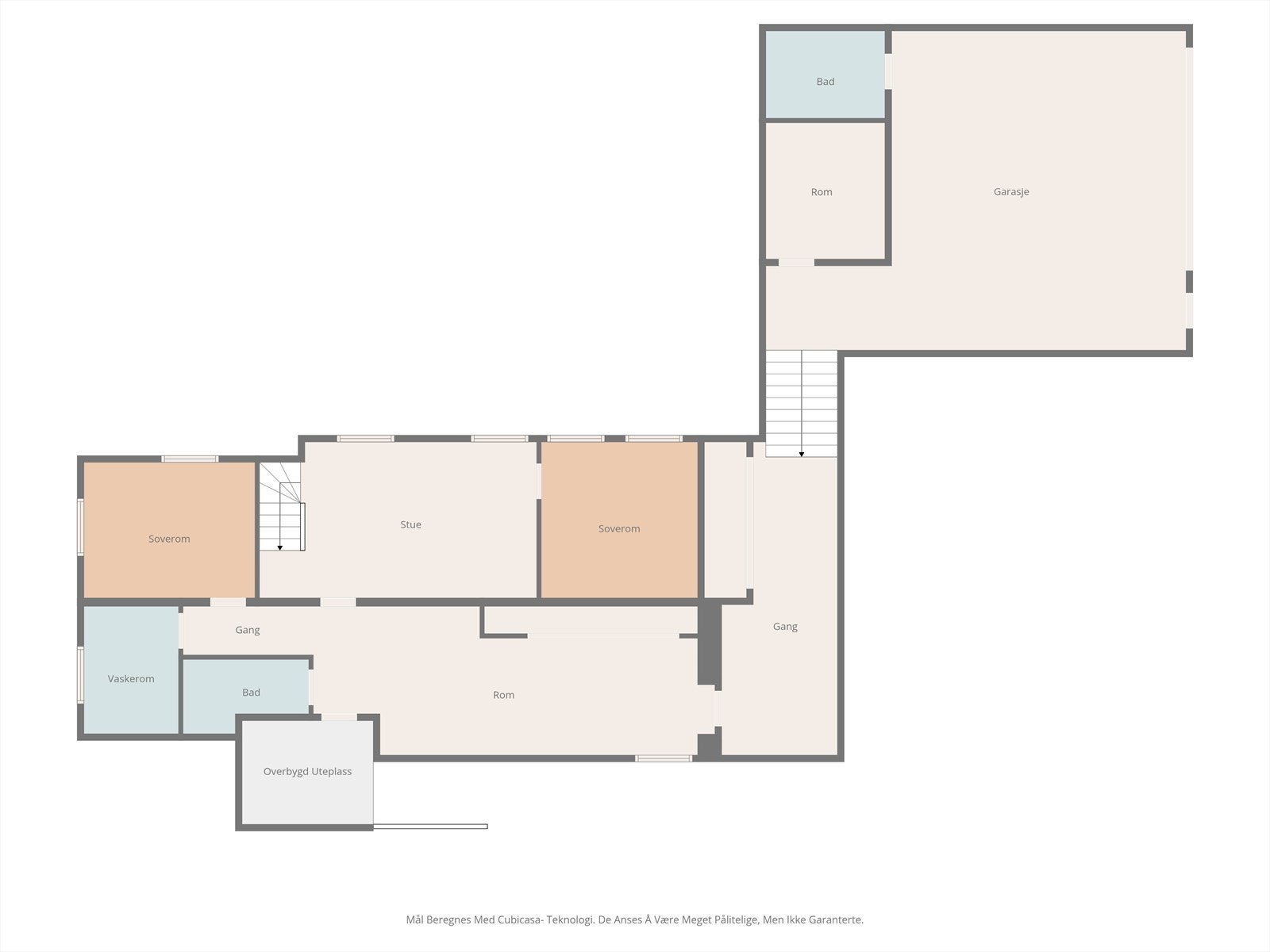 Planoversikt underetasje. Galleribilde