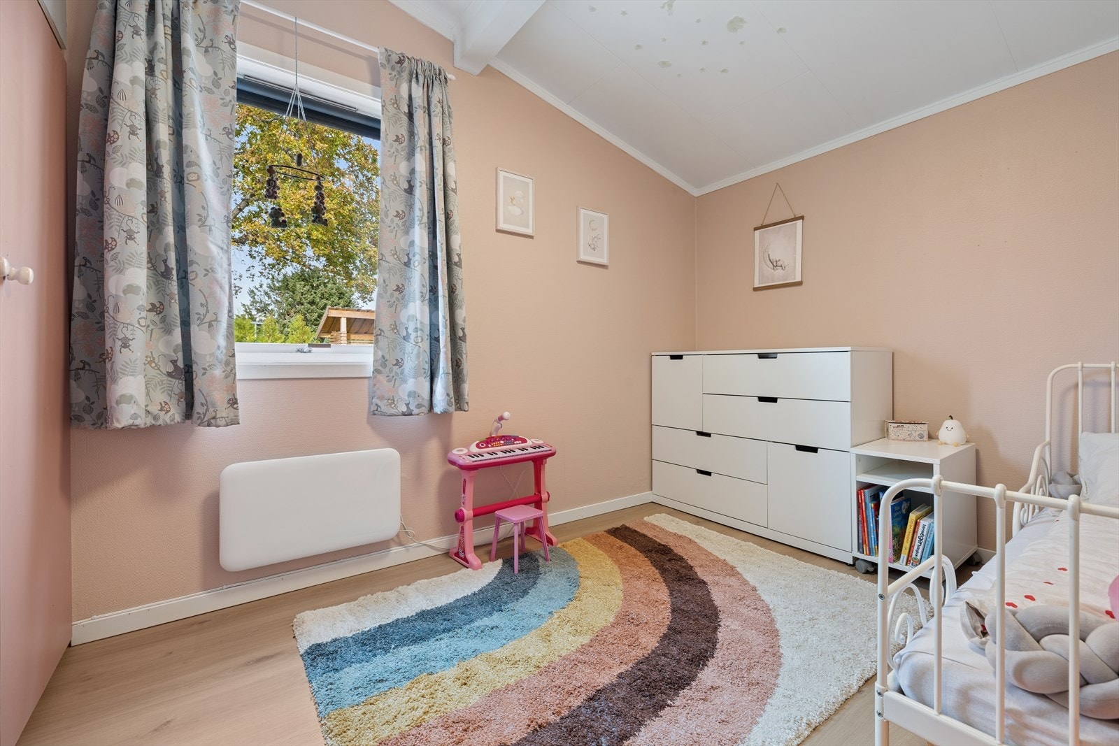 Rommet blir i dag brukt til barnerom. Galleribilde