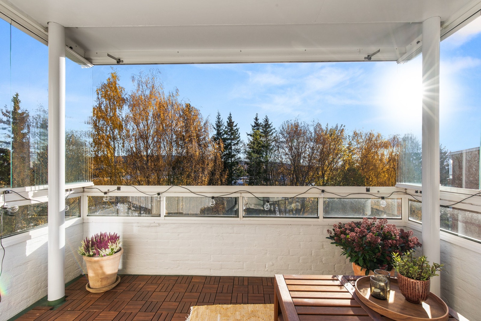 Utsikt mot øst, syd og vest Galleribilde