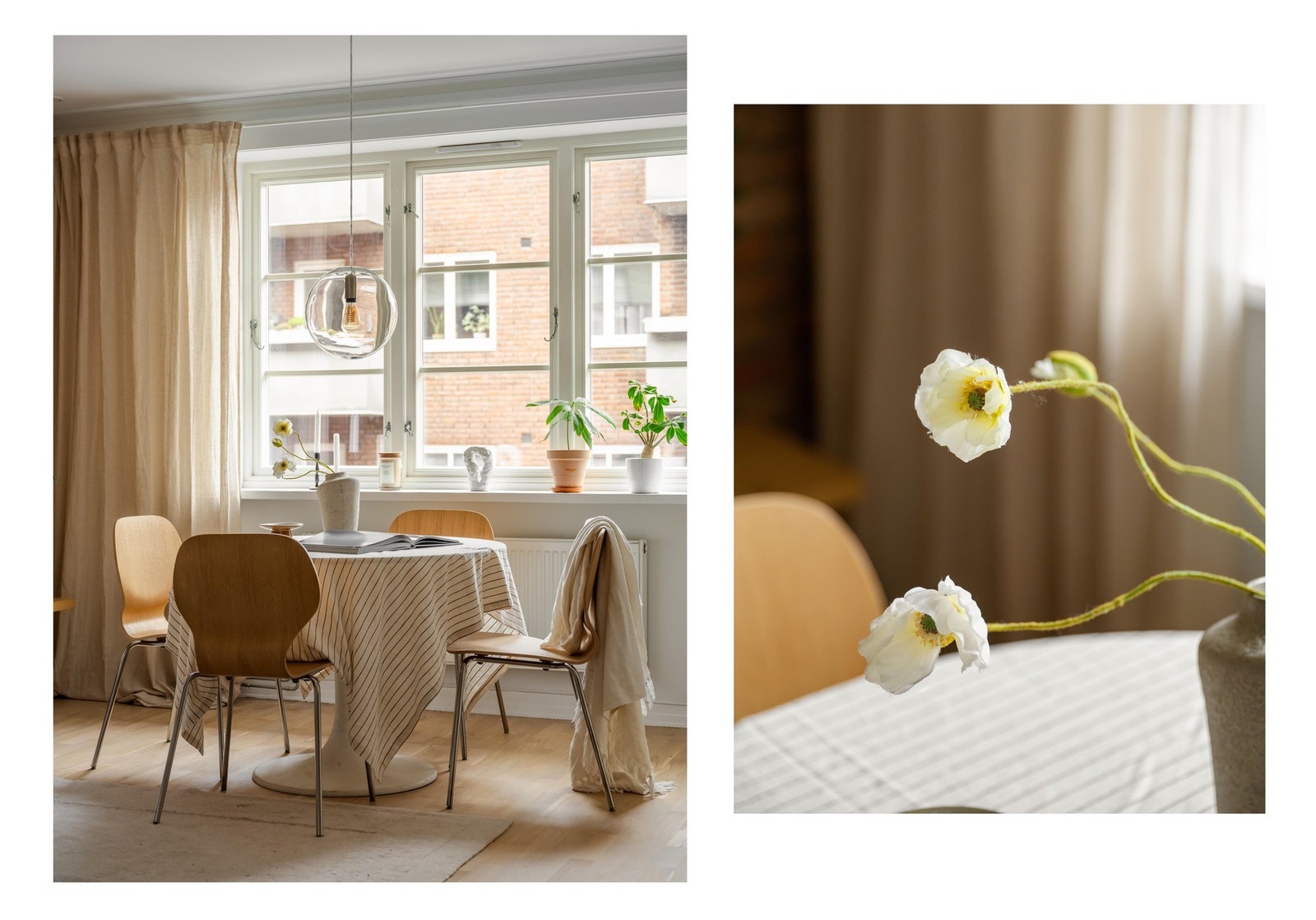 Her er det store vindusflater som slipper inn rikelig med dagslys. Vinduene var for øvrig nye i 2018. Galleribilde