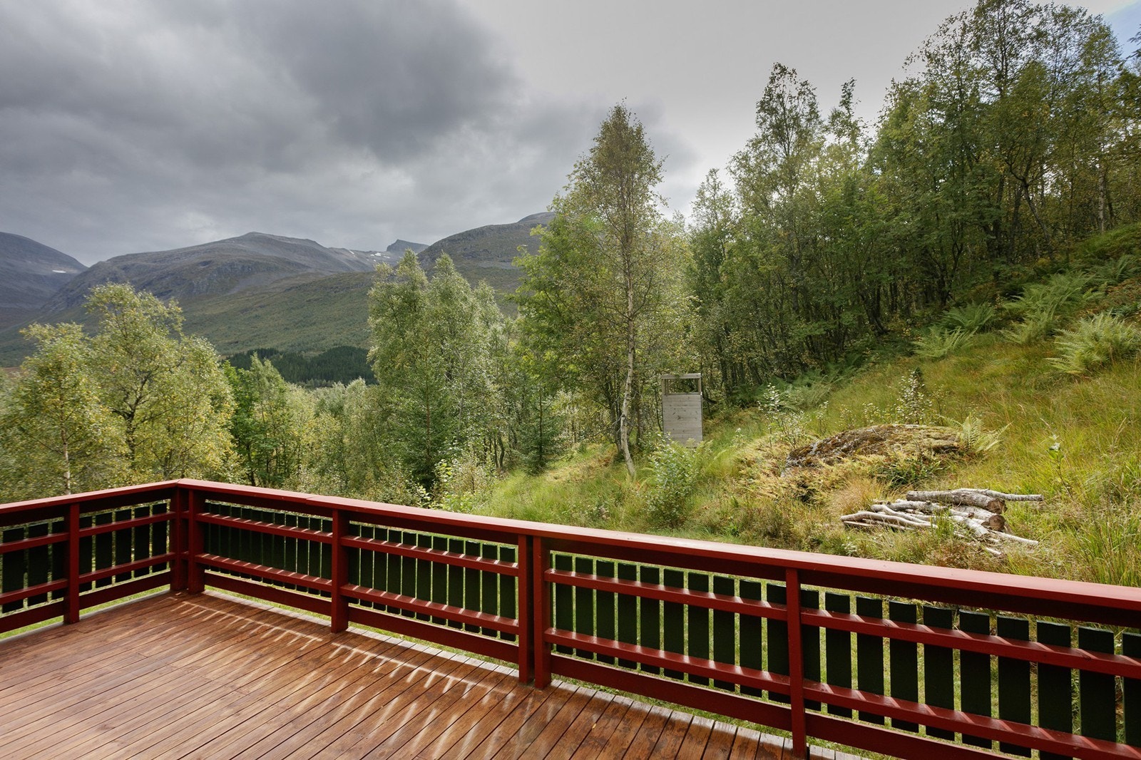 Terrasse med flott utsikt Galleribilde