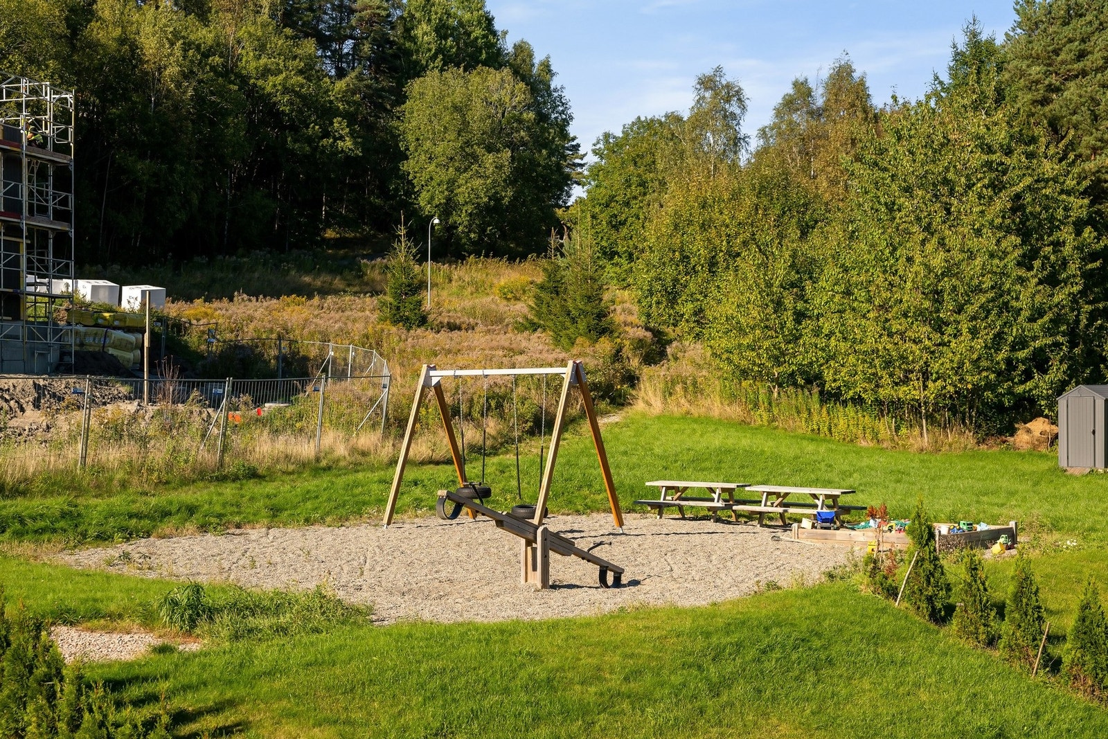 Rolig og barnevennlig område. Galleribilde