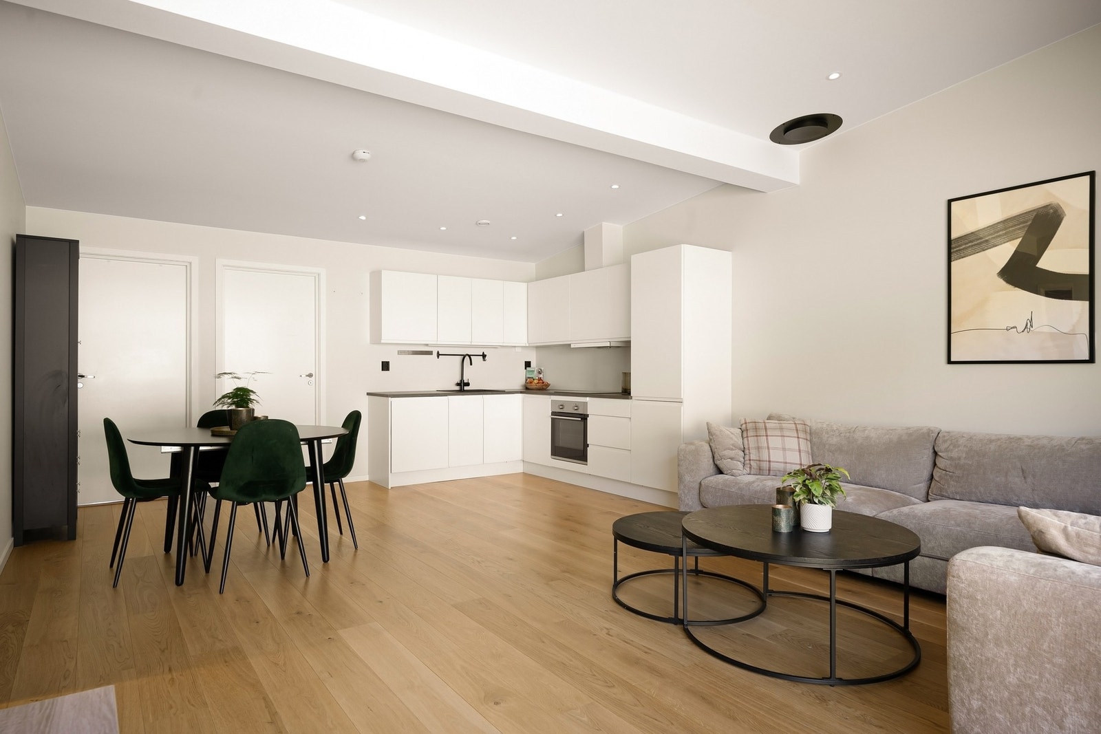 God plass til både sofakrok og spisebord. Galleribilde