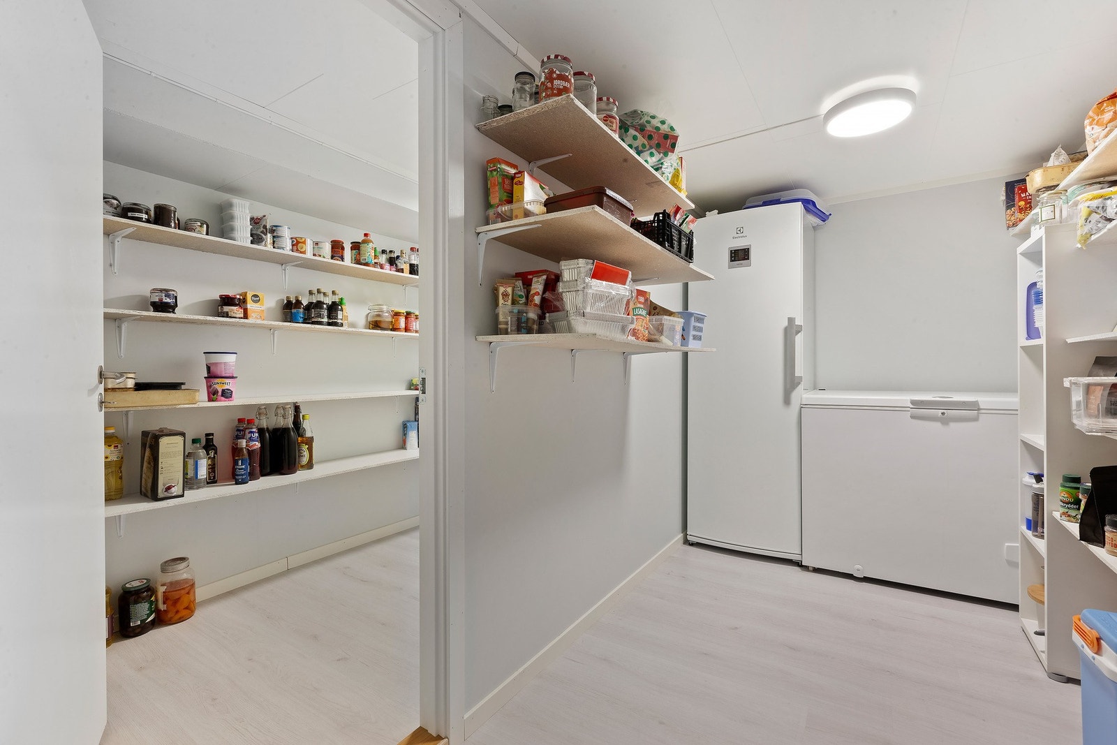 Romslig matbod. Galleribilde