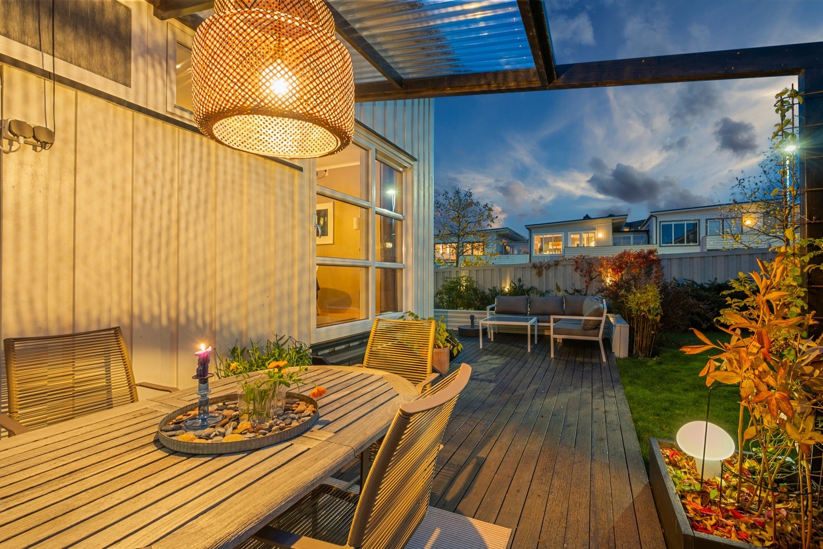 Her kan man invitere venner og familie på hyggelige sammenkomster. Galleribilde