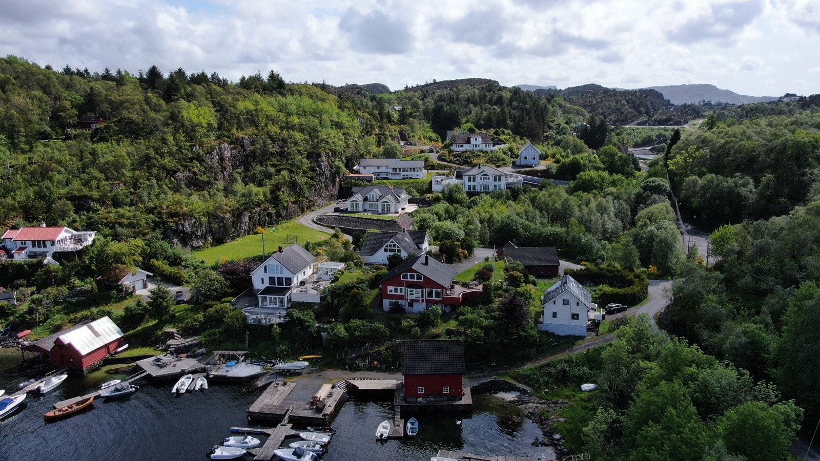 nabolaget og sjø Galleribilde