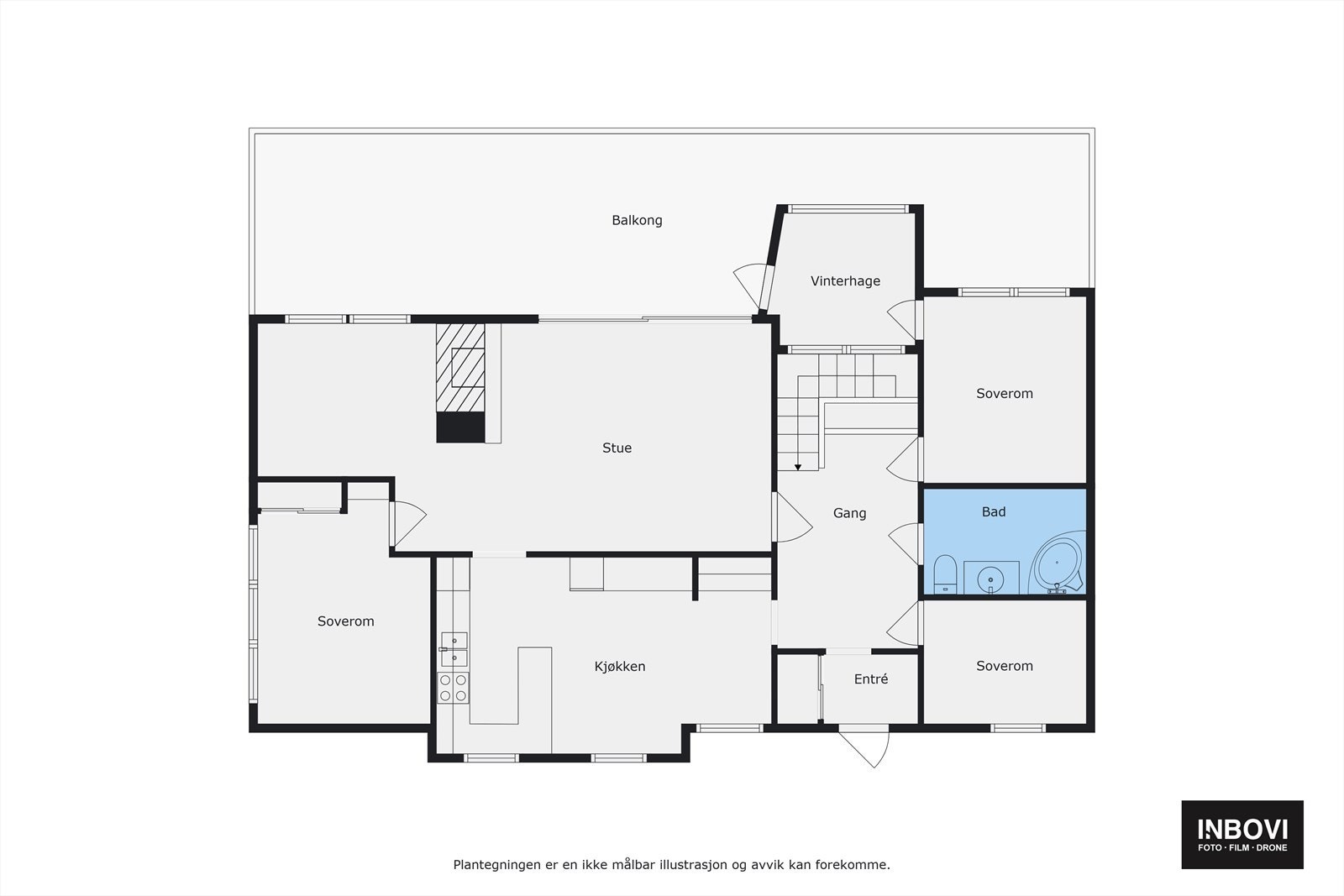 Plantegning - 1. etasje Galleribilde