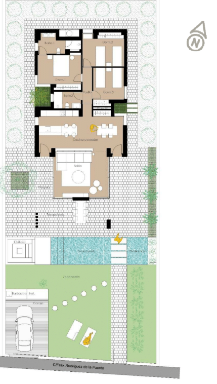 Plantegning Galleribilde