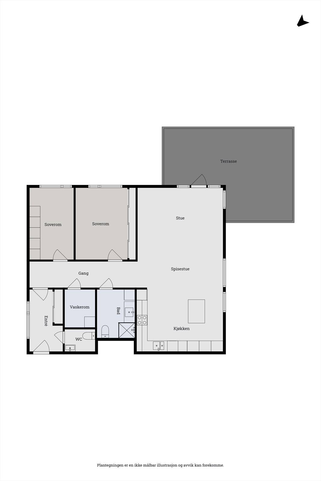 Plantegning Galleribilde