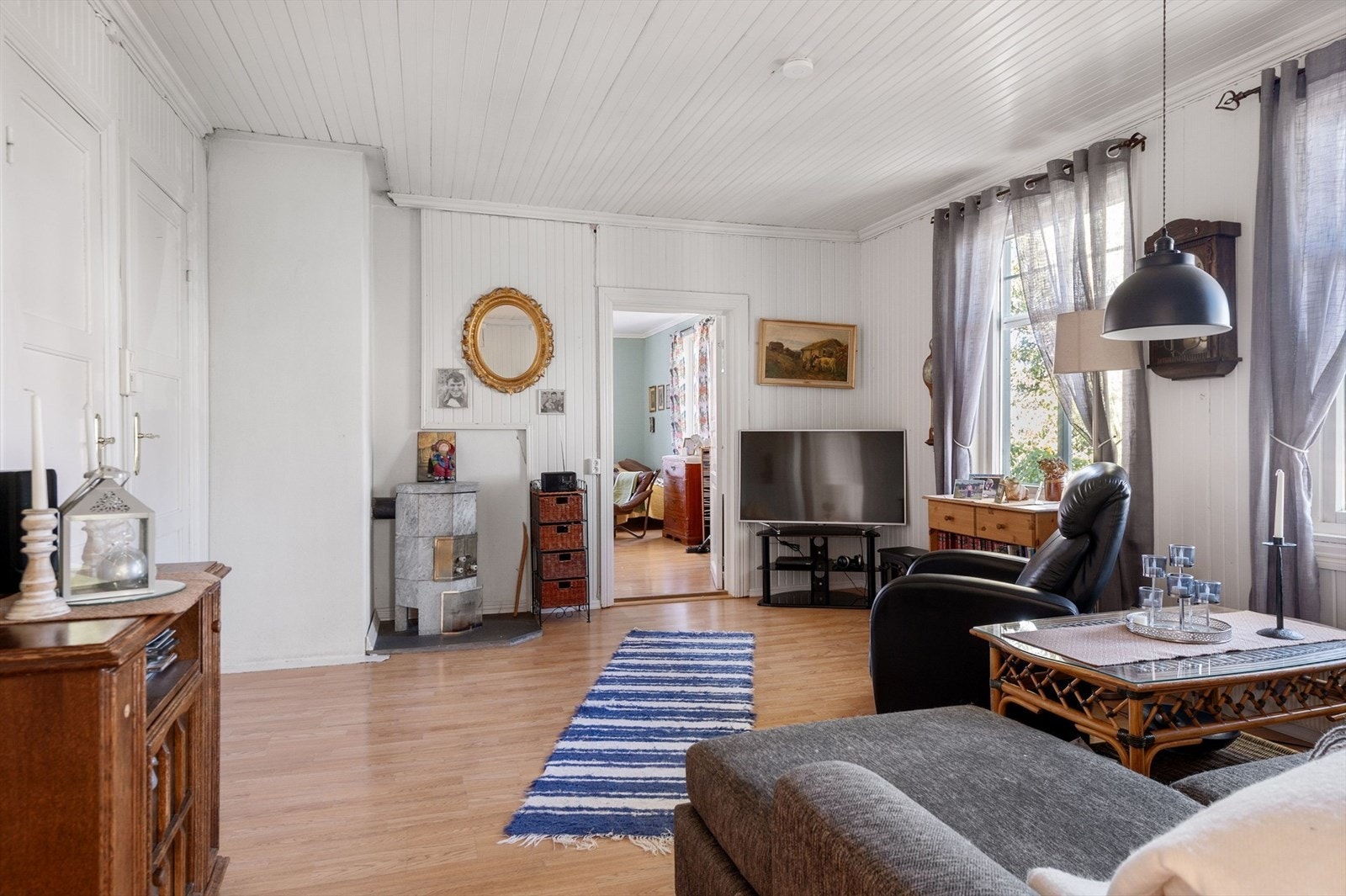 Nøytralt fargevalg gjør det enkelt å møblere. Galleribilde