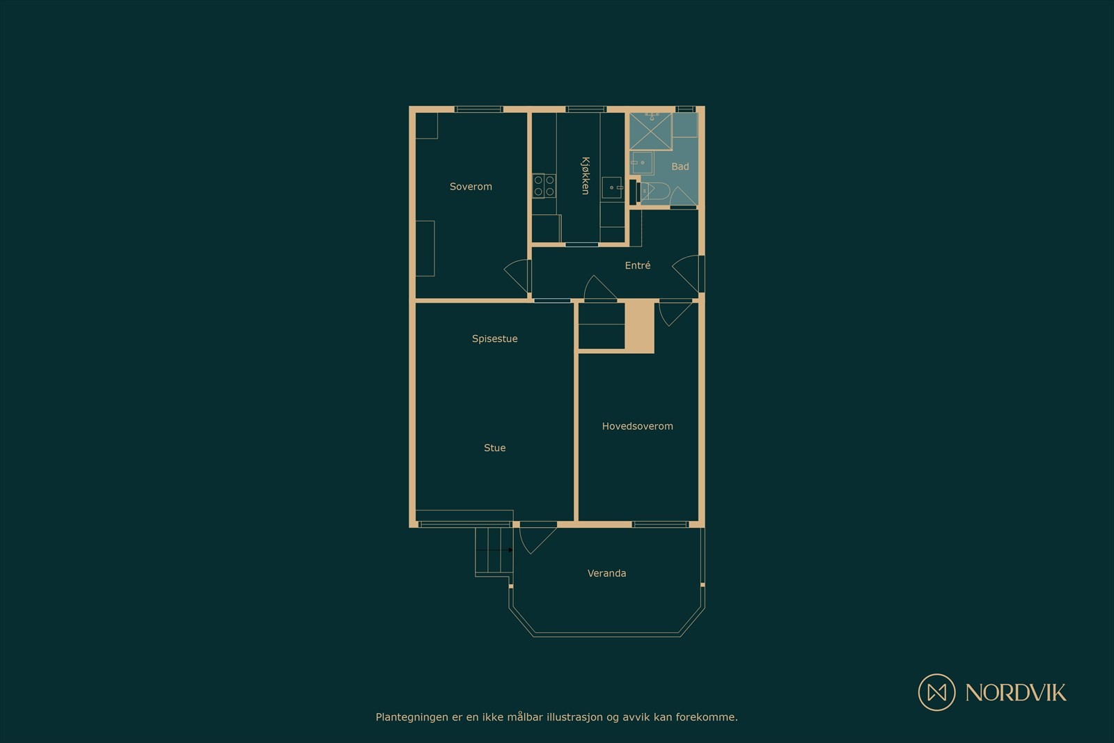 Plantegning Galleribilde