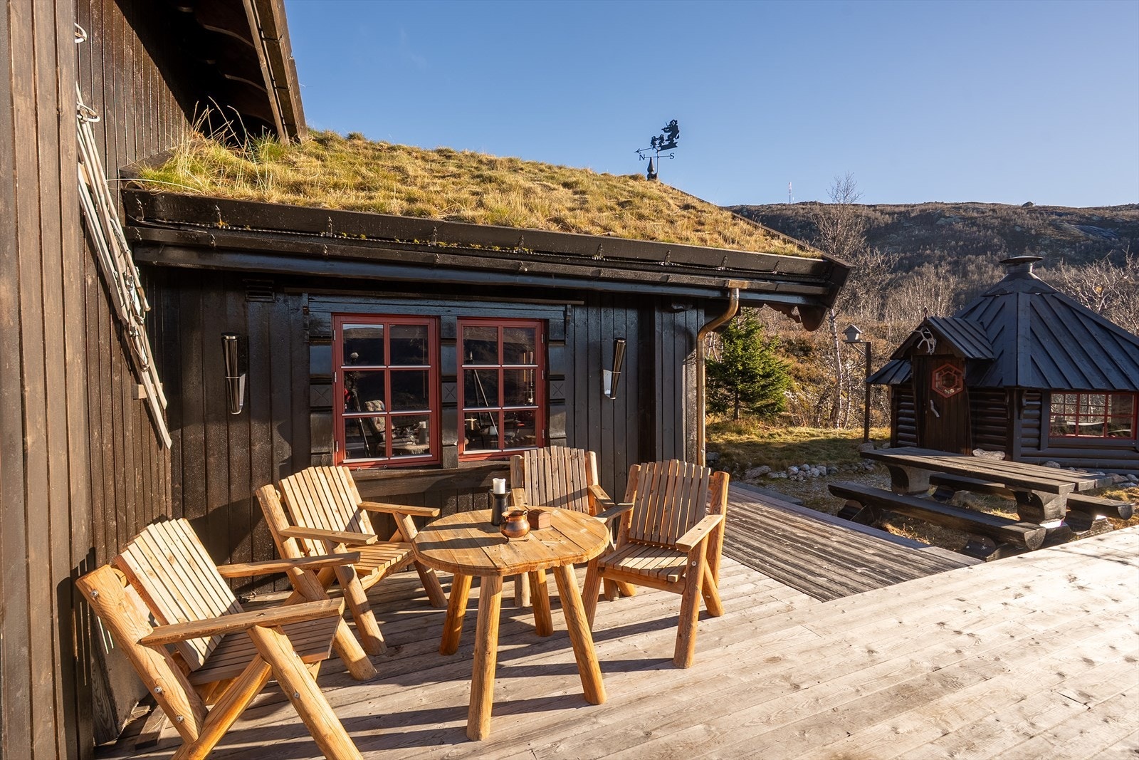 Herlig, usjenert uteområde Galleribilde