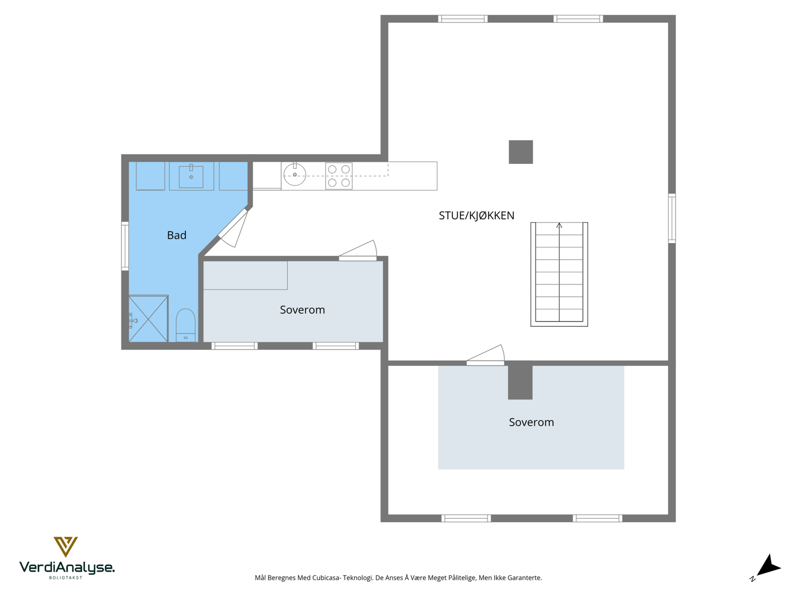 Planløsning - loft Galleribilde
