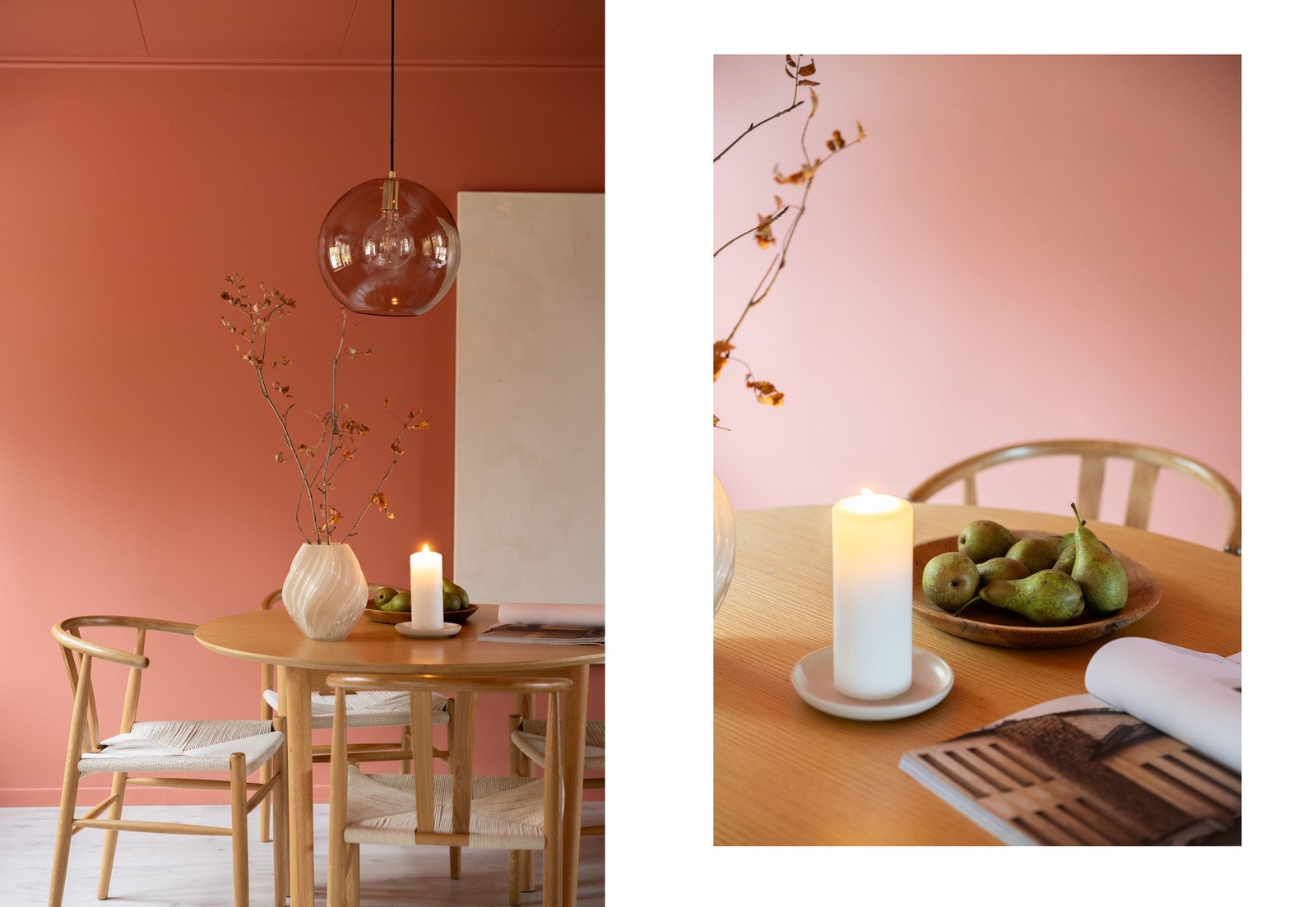 Overflatene er malt i en moderne og sprek fargetone. Galleribilde