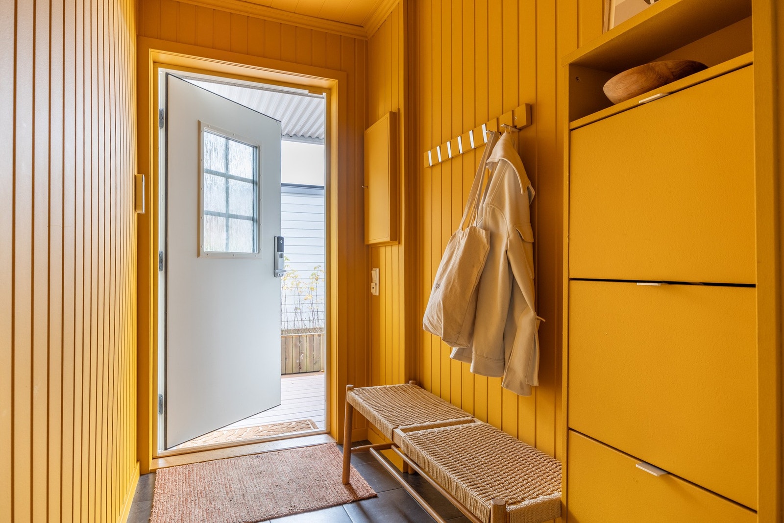 Pent og innbydende inngangsparti. Galleribilde