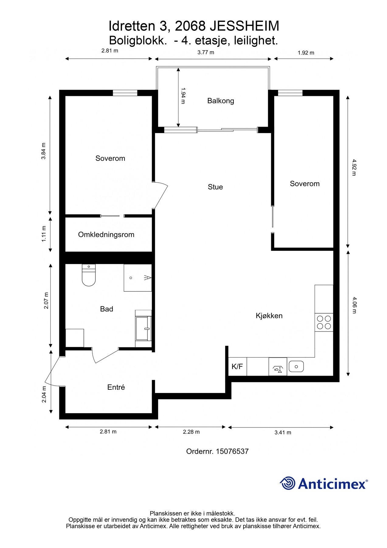 Plantegning. Galleribilde