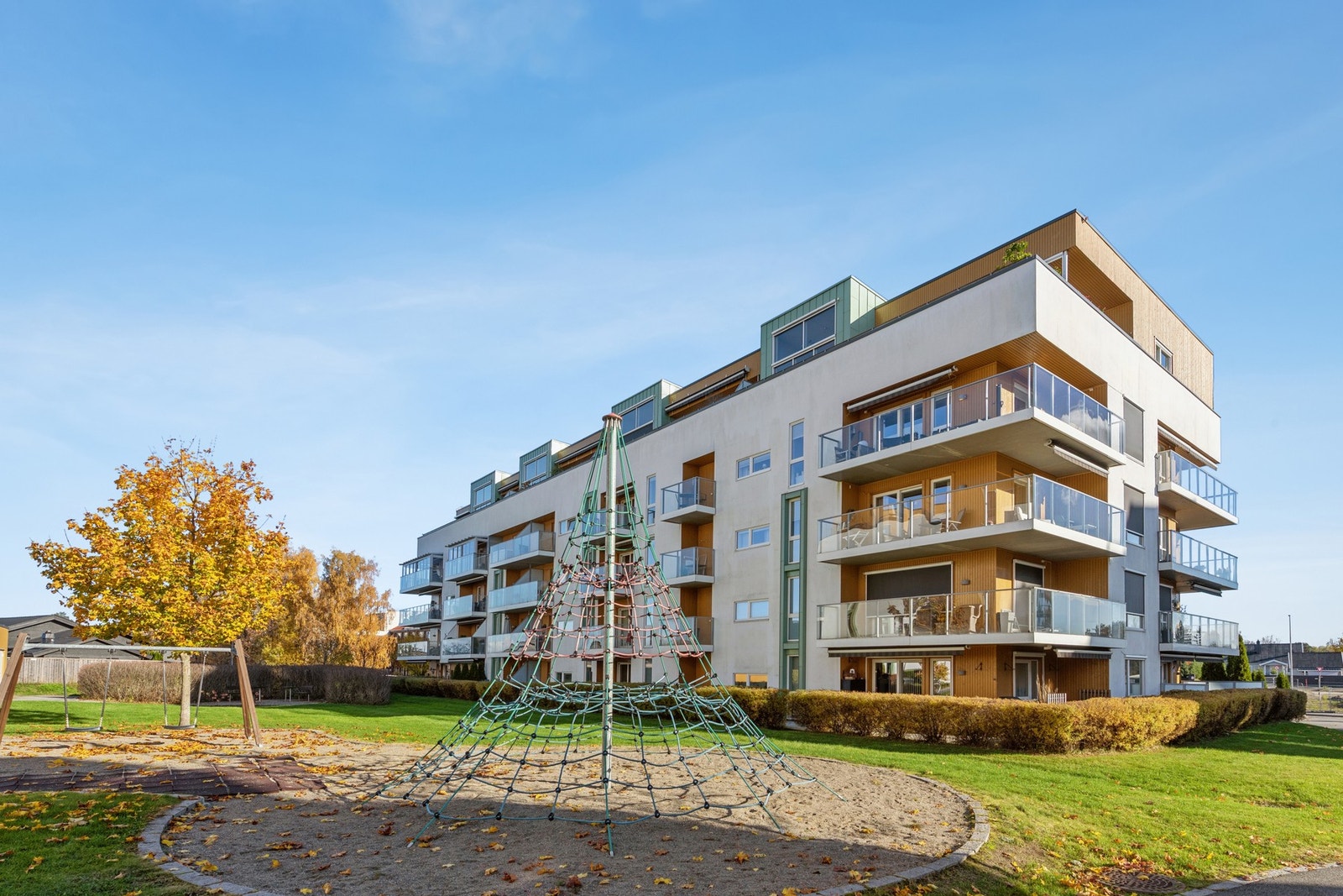 Her bor du i rolige omgivelser, samtidig som du har Jessheim sentrum kun få minutters gange unna. Galleribilde