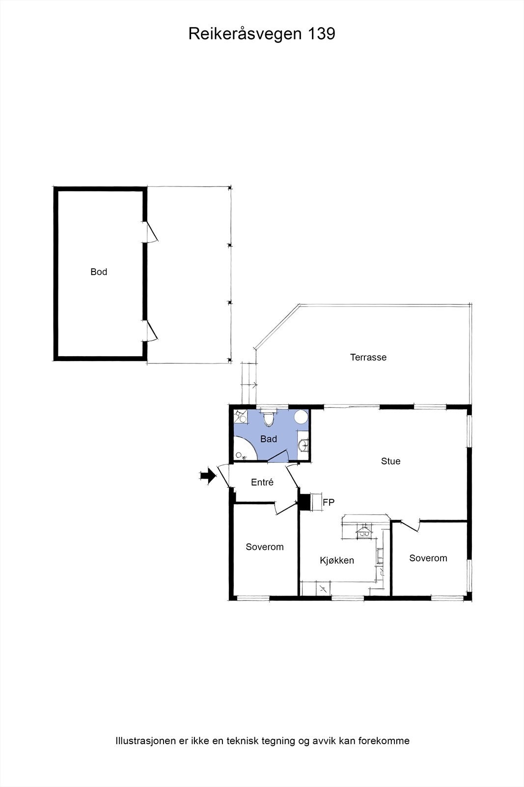 Plantegning Galleribilde