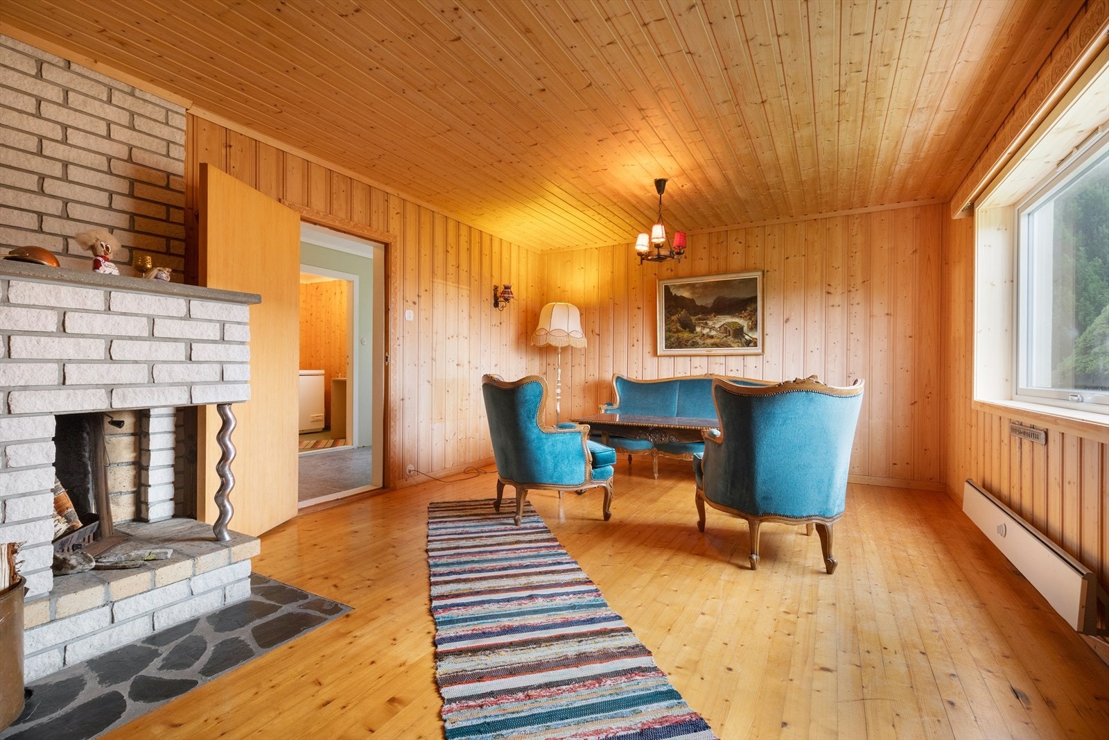 Kjellerstue med en koselig stil Galleribilde