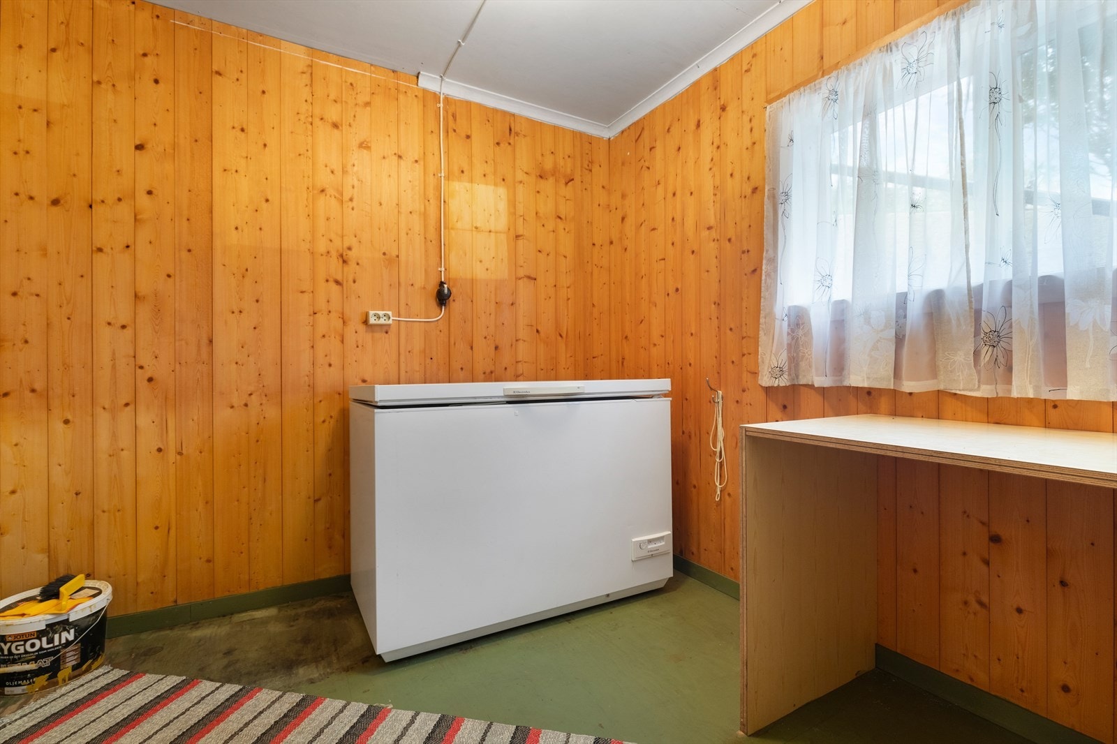 I boligen er det flere praktiske boder Galleribilde