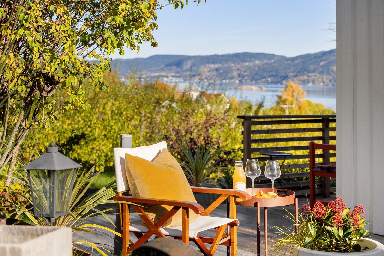 Her kan man nyte en fantastisk utsikt Galleribilde