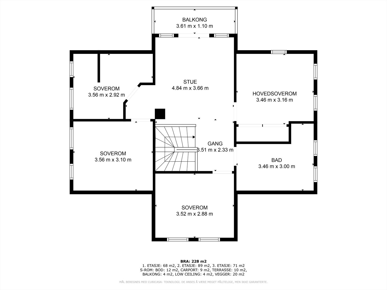 Planteikning loftsetg. Galleribilde