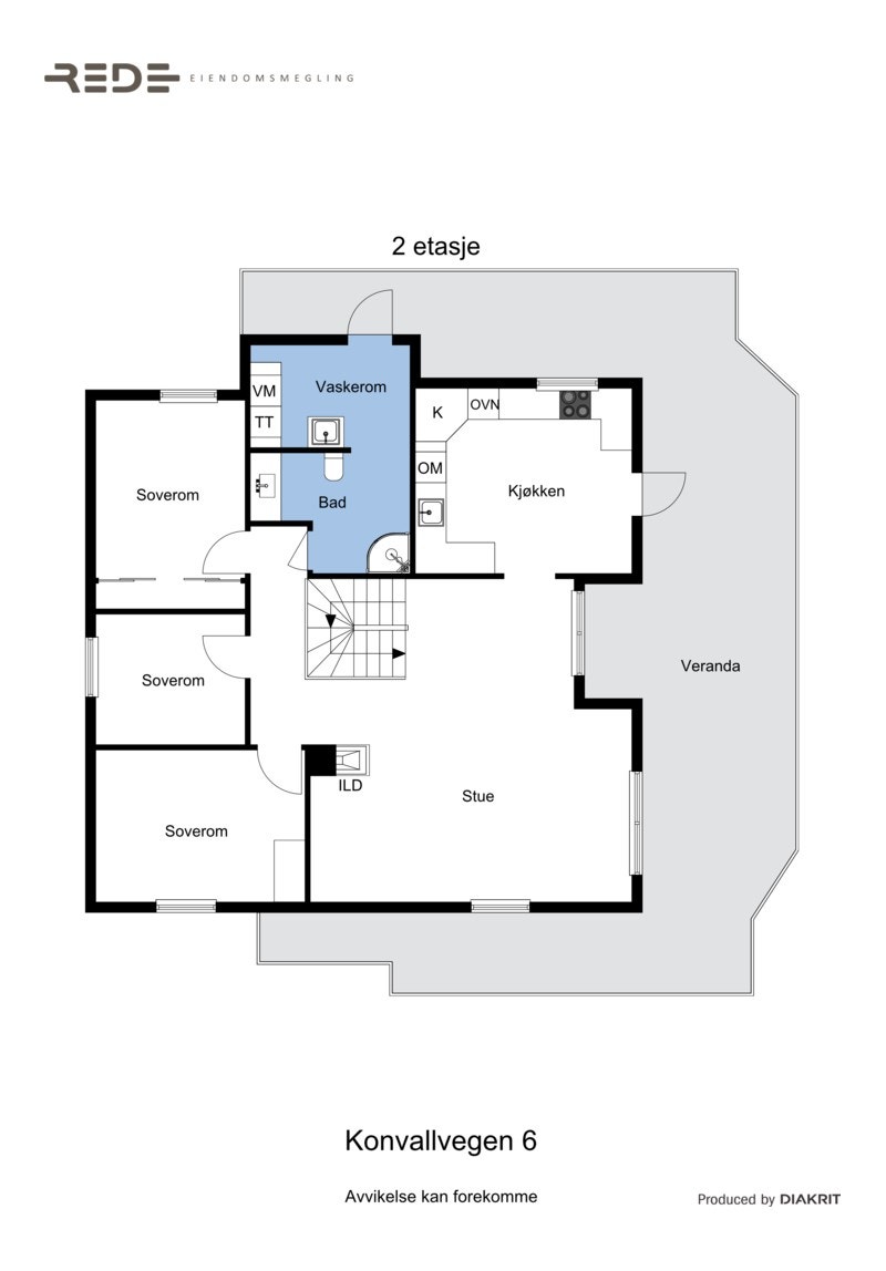 Planskisse hovedplan Galleribilde