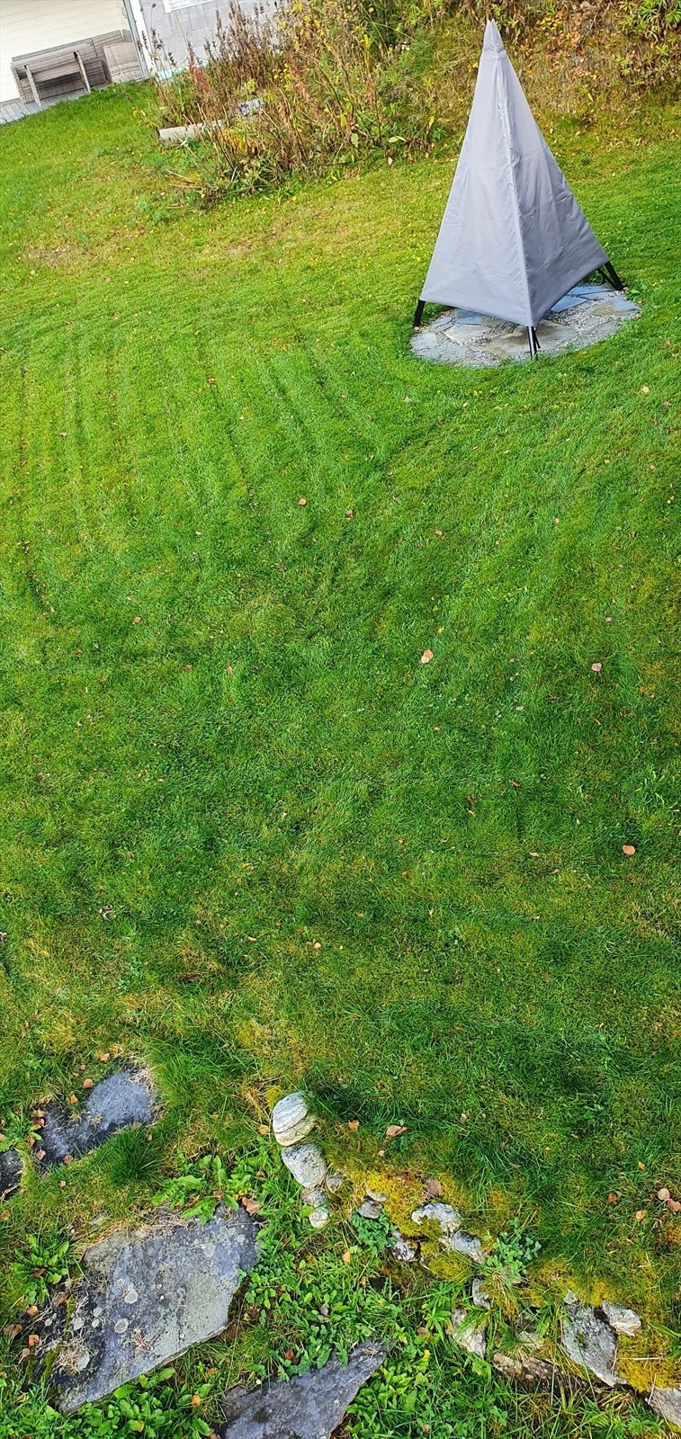 Fra bålplassen. Hellegang opp til øvre nivå, Galleribilde