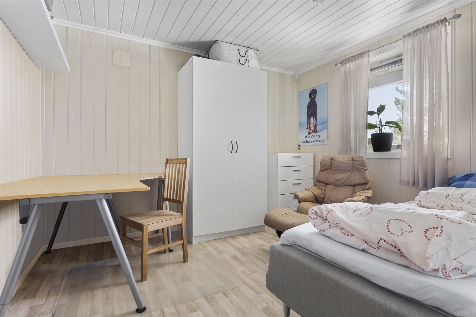 Soverom 2. Dette ble pusset opp i 2015/16. Galleribilde