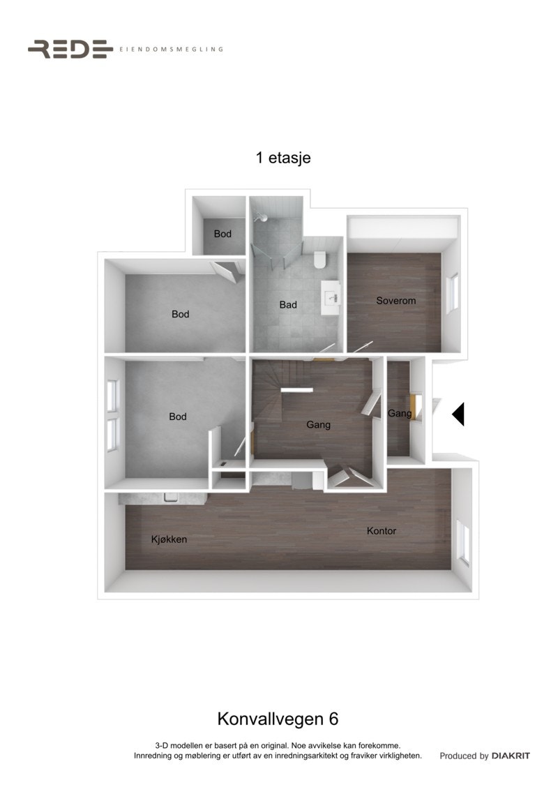 Planskisse Galleribilde