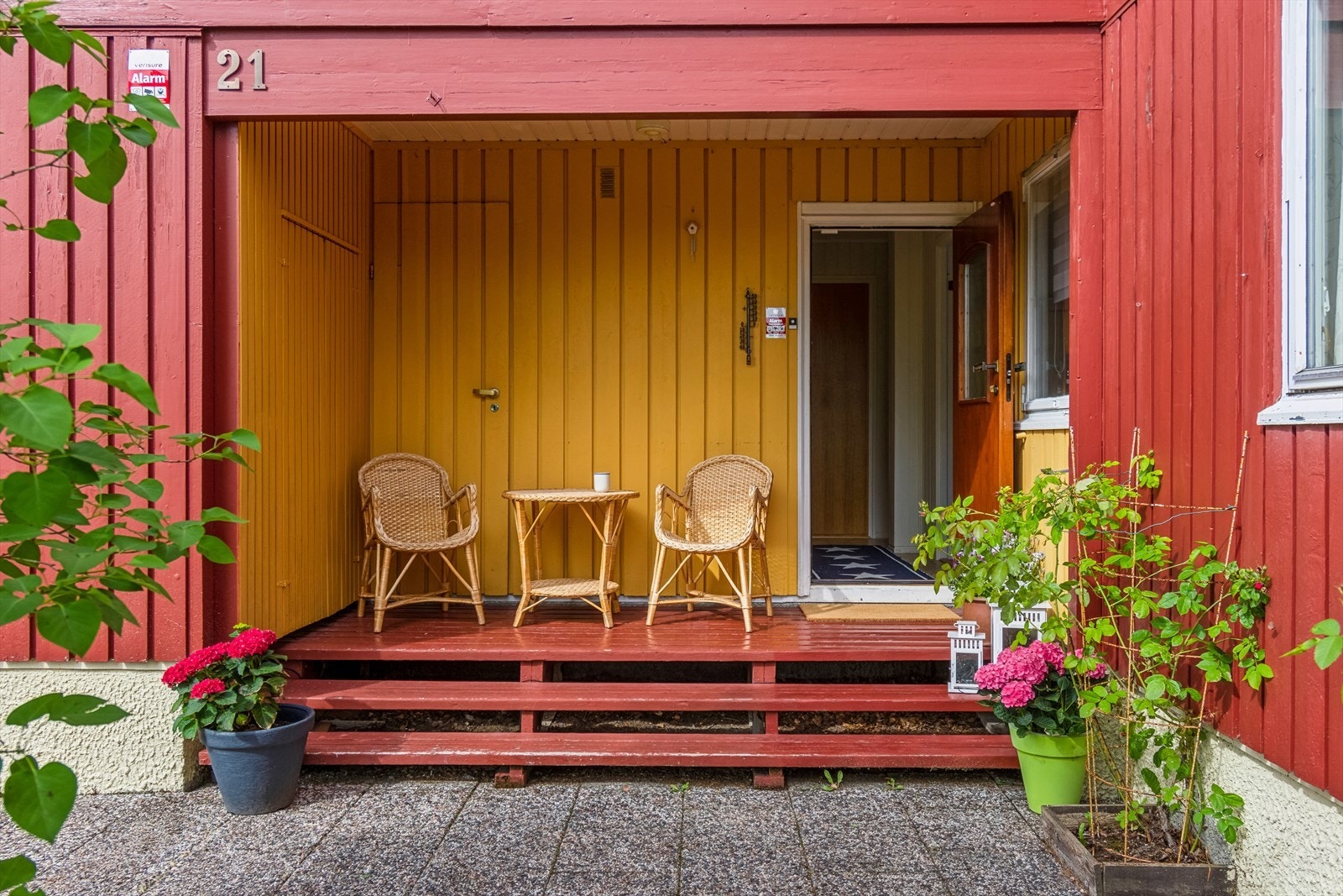 Hyggelig inngangsparti Galleribilde