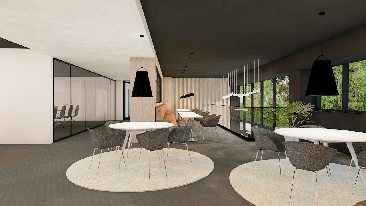 Illustrasjon "kantine" som er påbegynt i Strandveien 37 Galleribilde