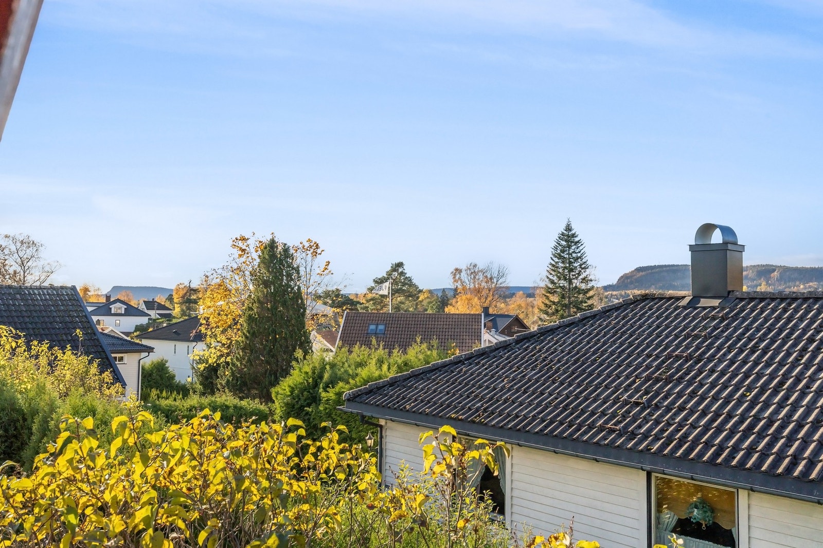 Utsikt fra balkongen. Galleribilde