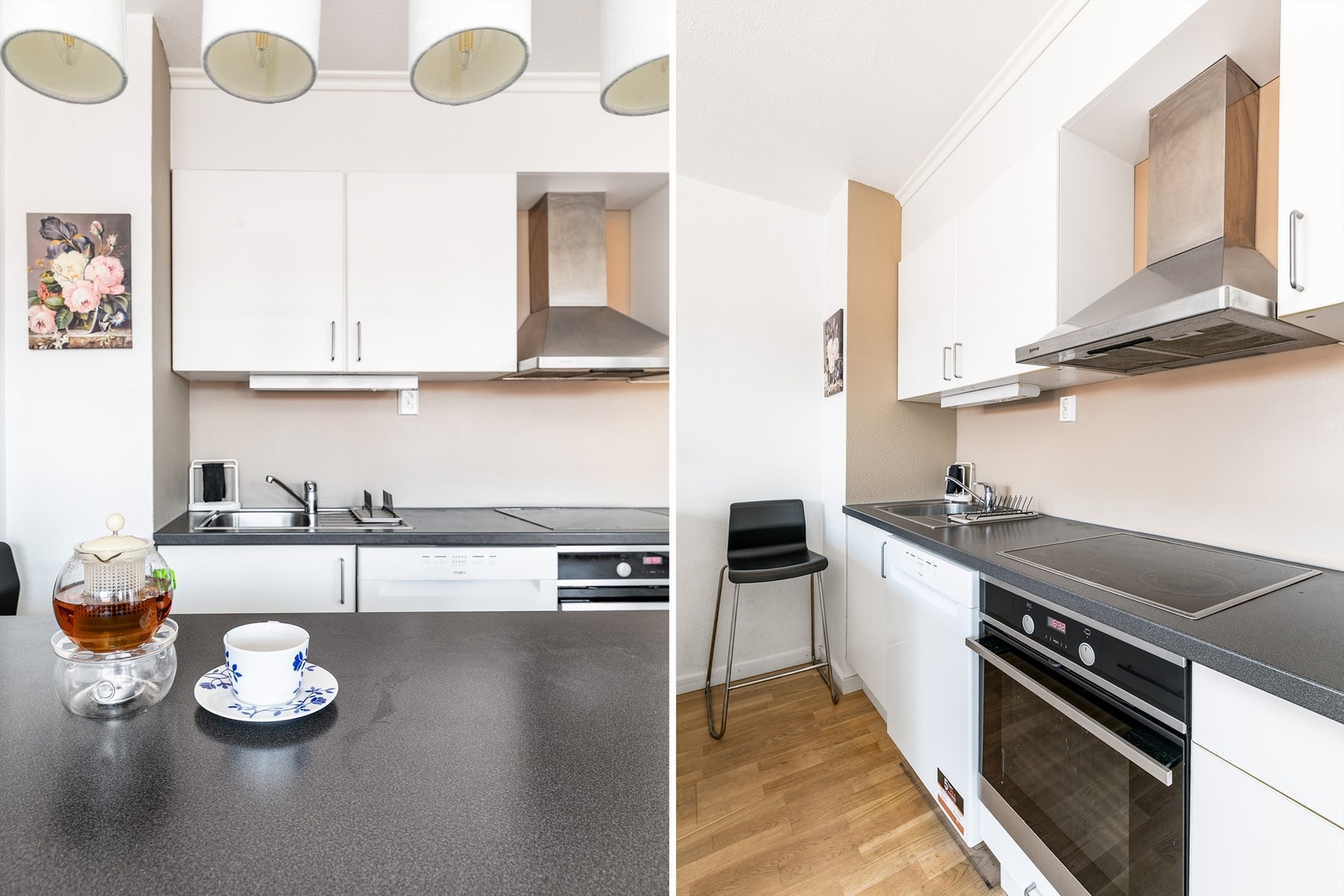 Integrert platetopp og stekeovn medfølger ikke. Galleribilde