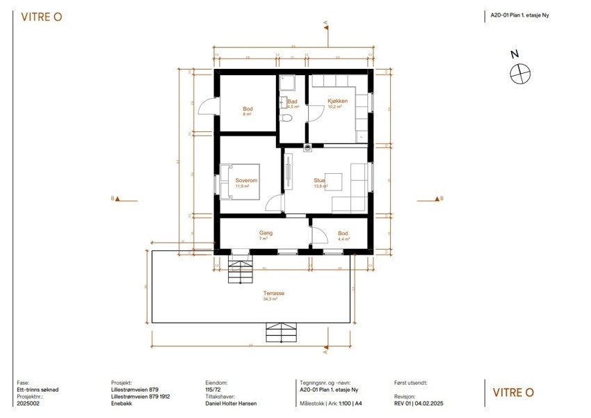 Plantegning. Galleribilde