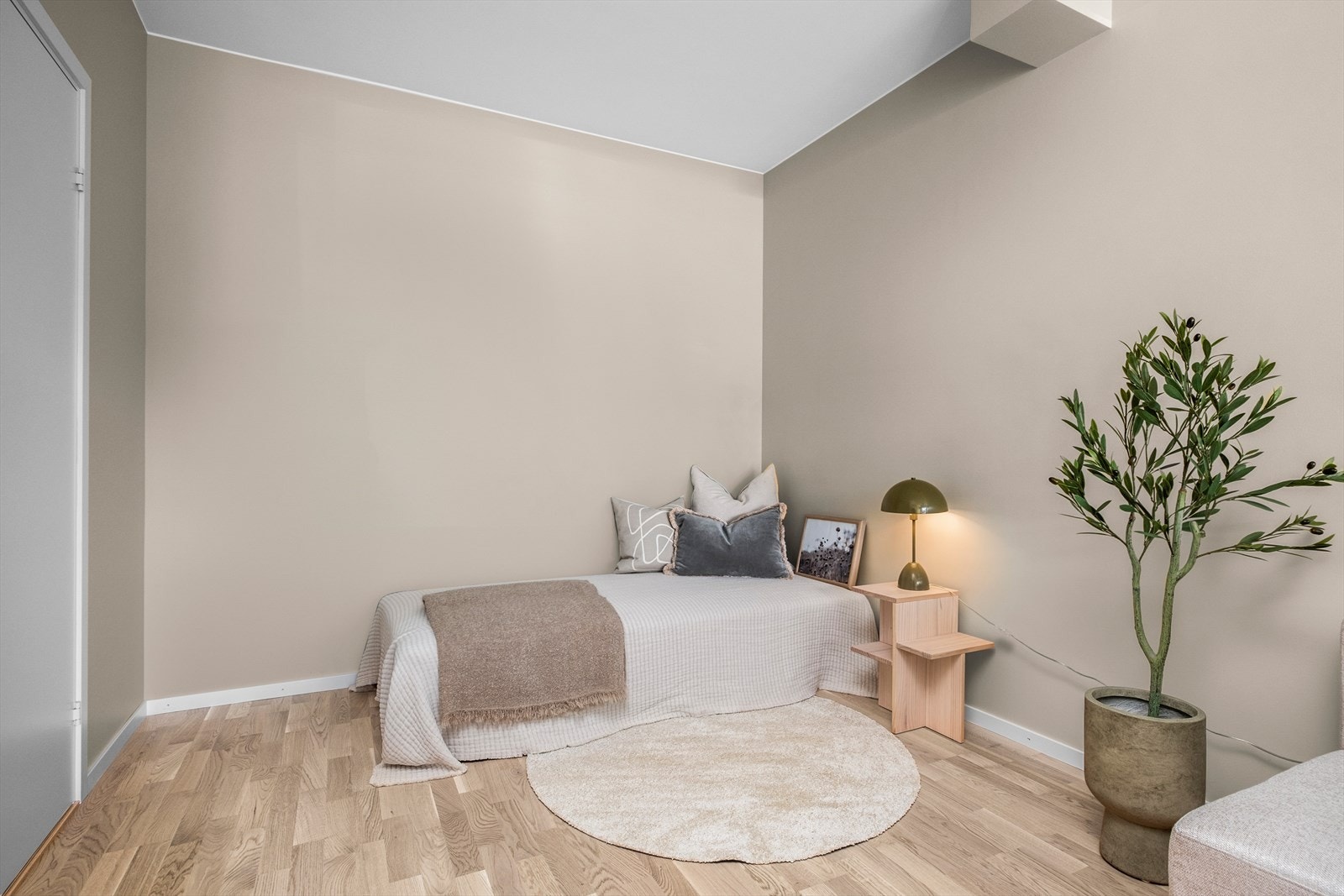 Det er flere gode løsninger for etablering av enten soveplass med mulighet for seng eller sovesofa. Galleribilde