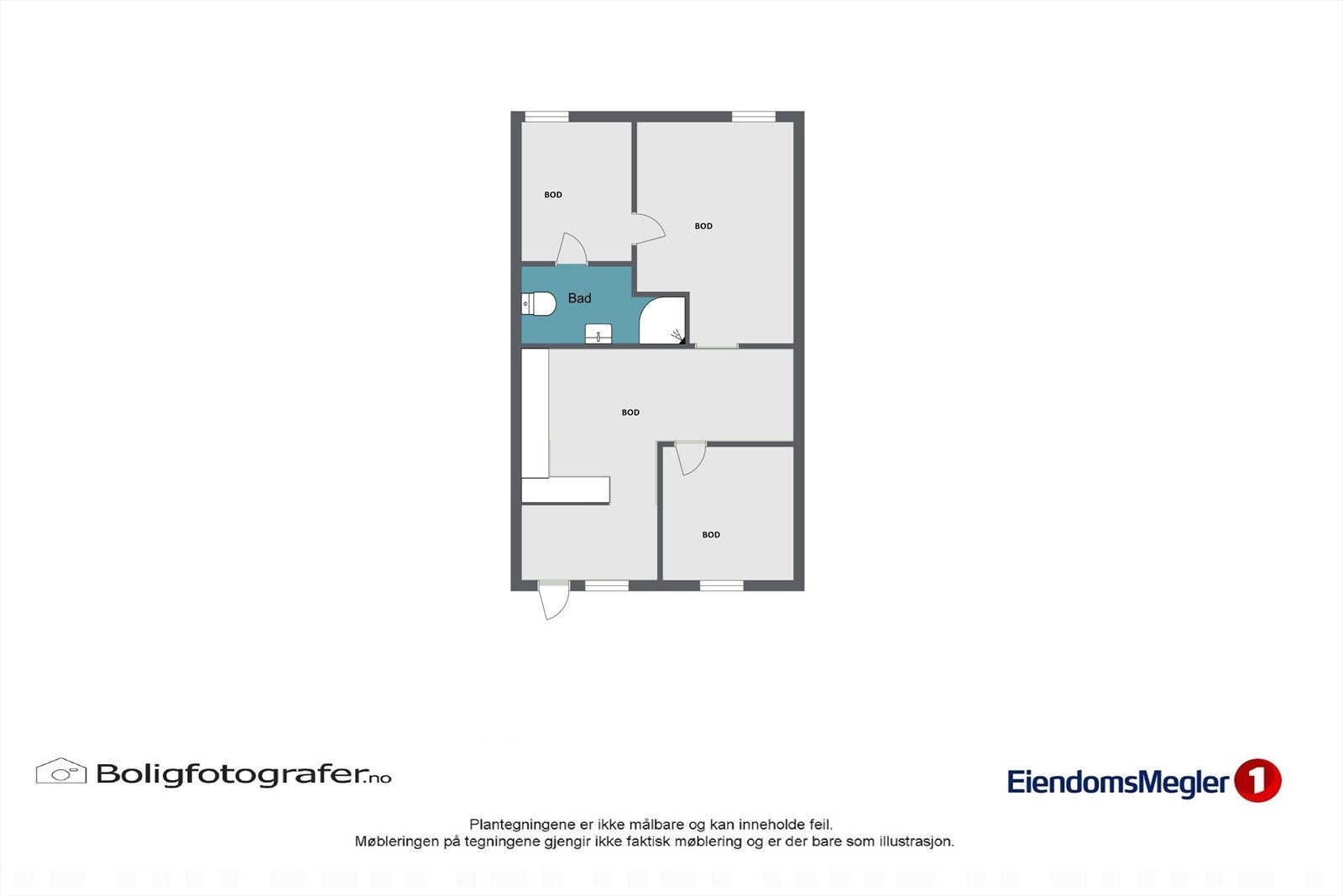 Plantegning kjeller Galleribilde