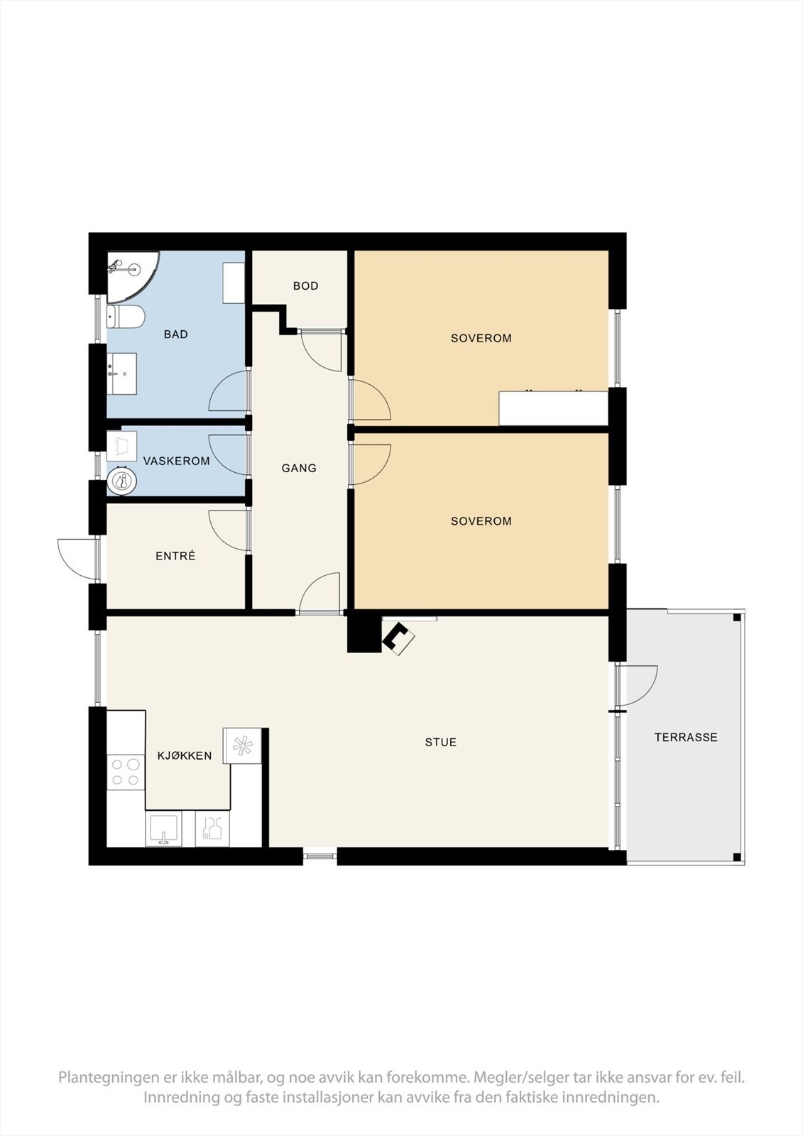 Plantegning. Galleribilde