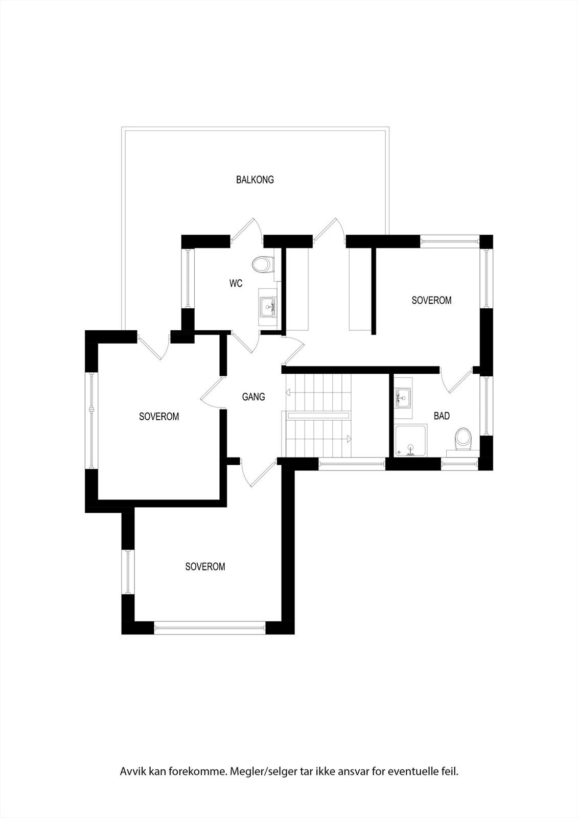 plantegning 2 etasje Galleribilde