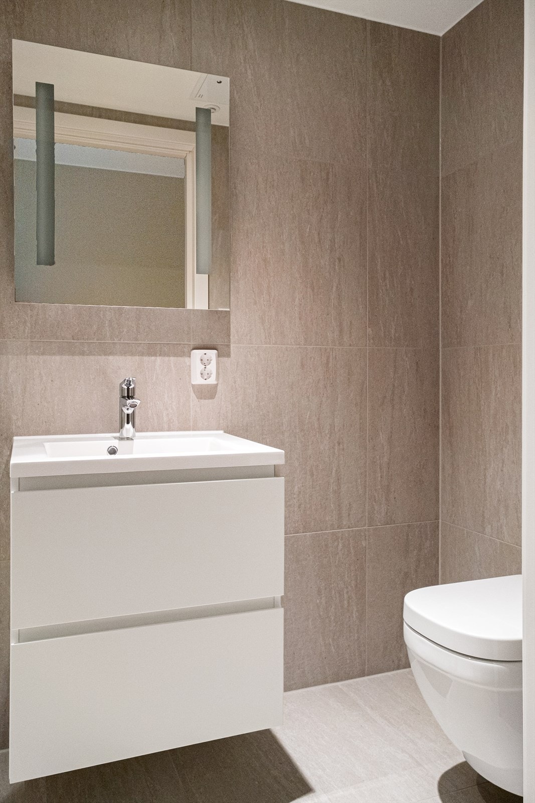 Badene her har den samme flotte finishen som resten har prosjektet Galleribilde