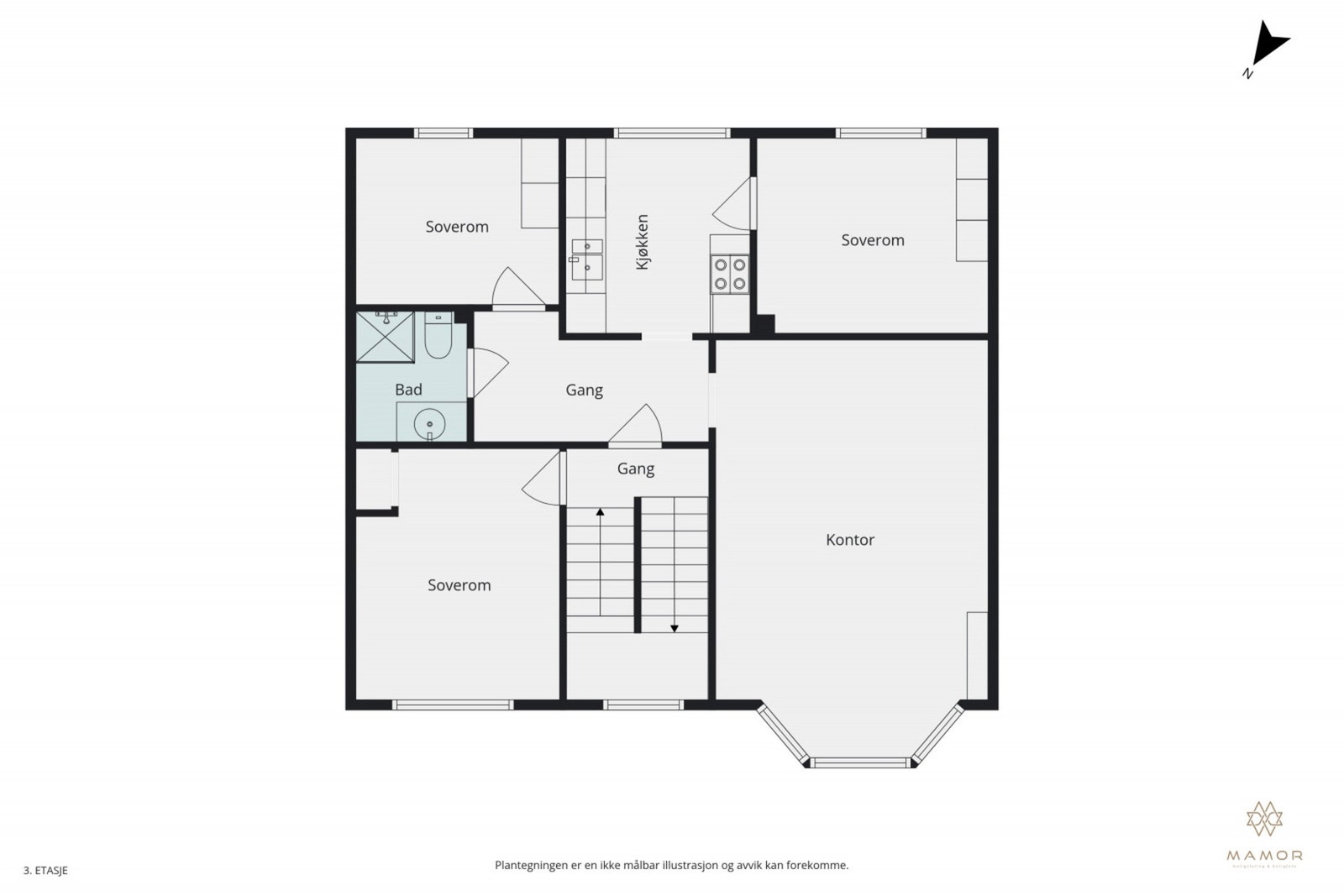 Plantegning. Galleribilde