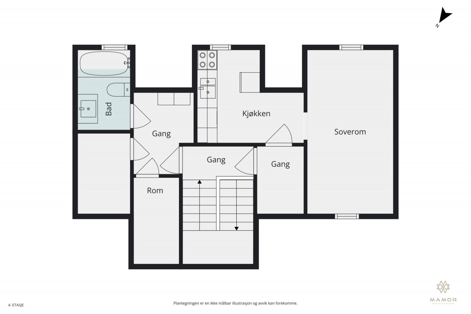 Plantegning. Galleribilde