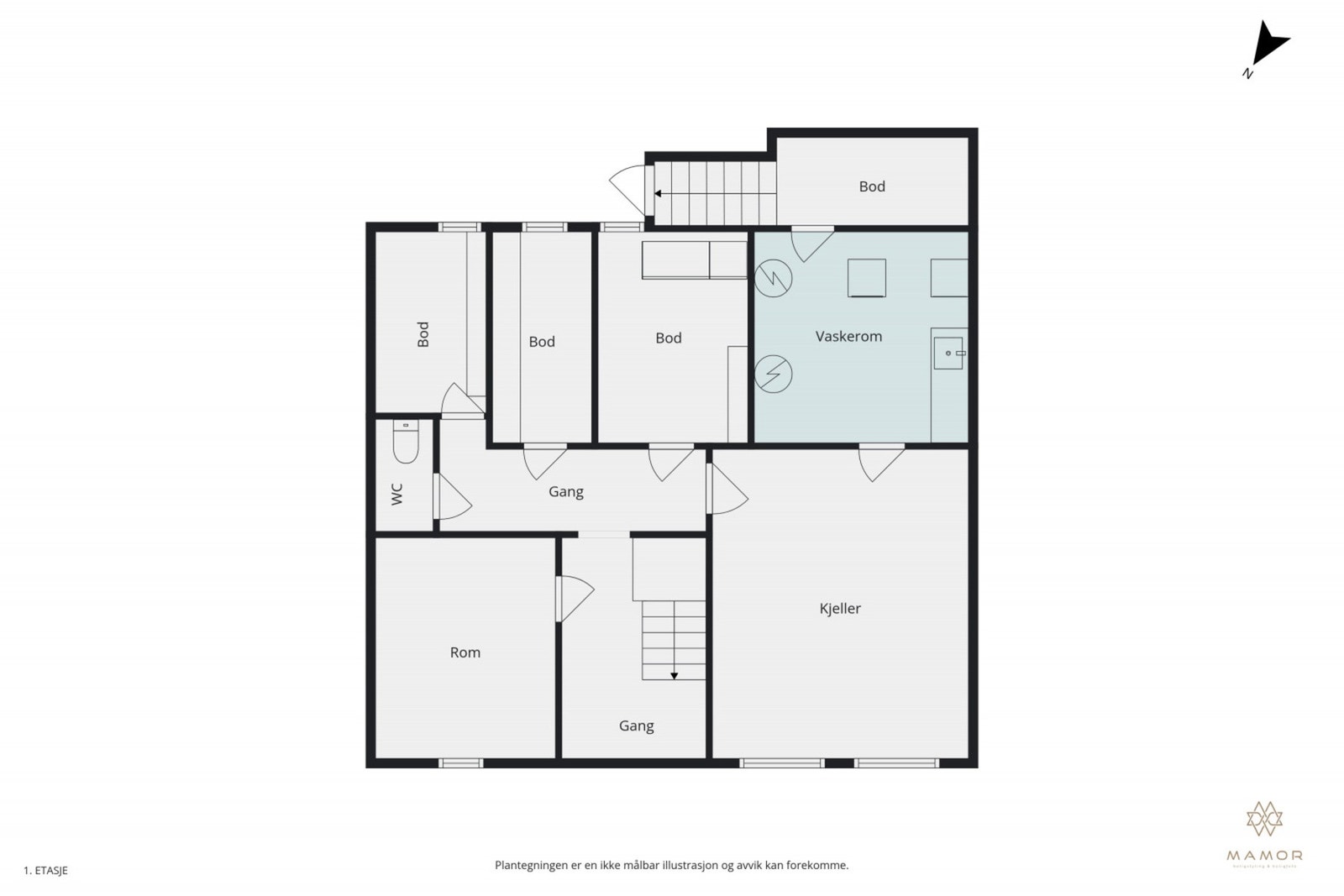 Plantegning. Galleribilde