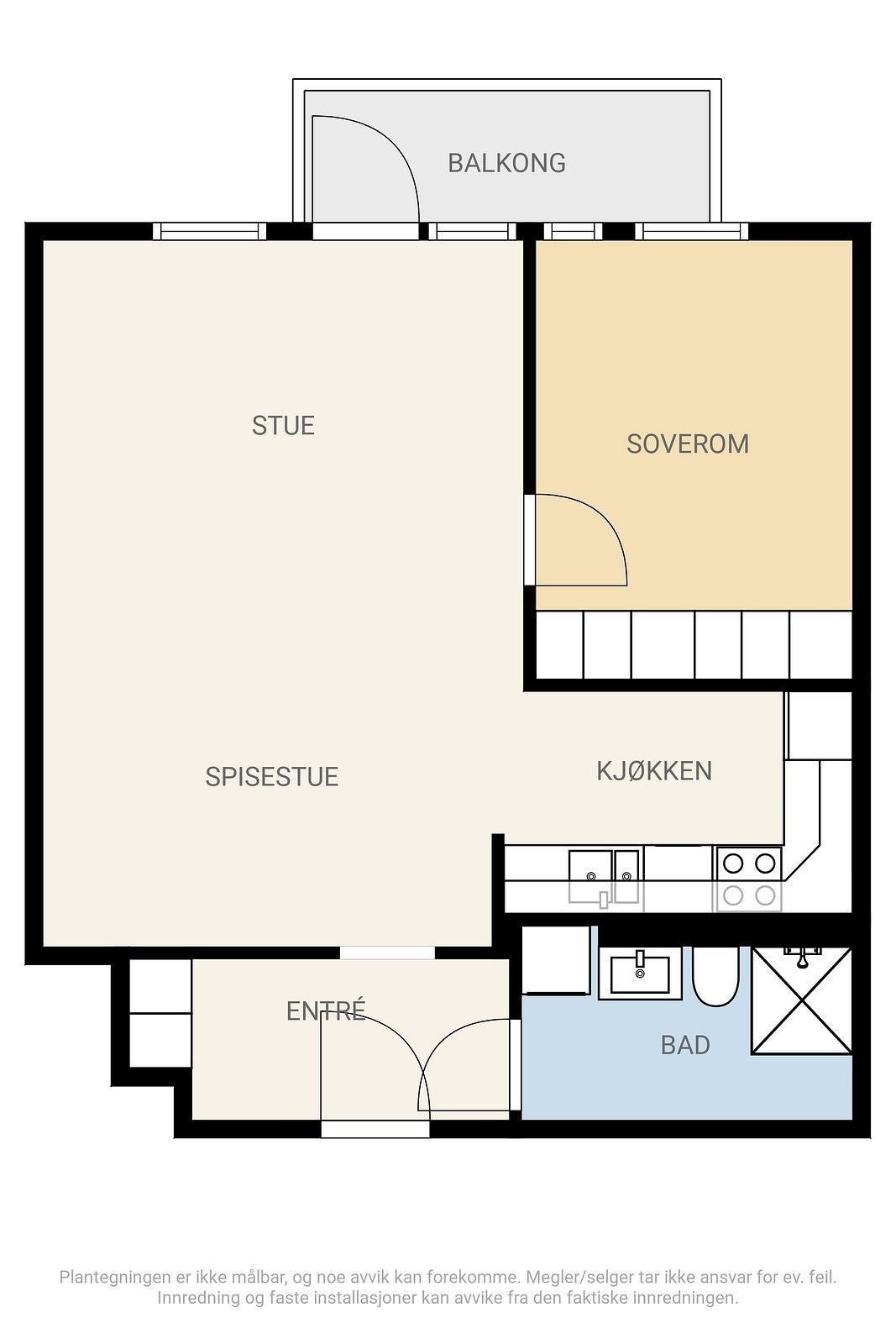 Plantegning Galleribilde