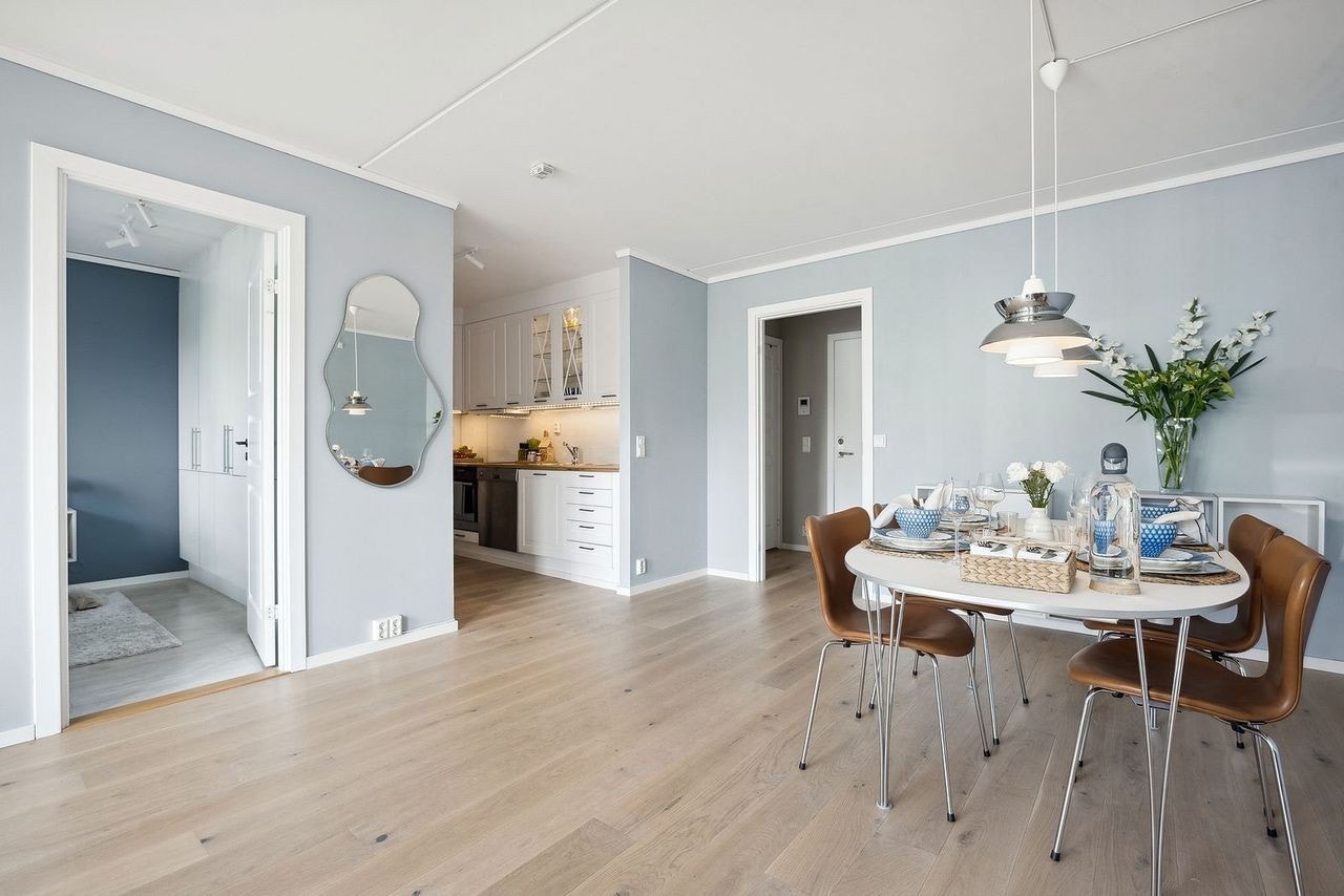 Åpent stue/kjøkken Galleribilde